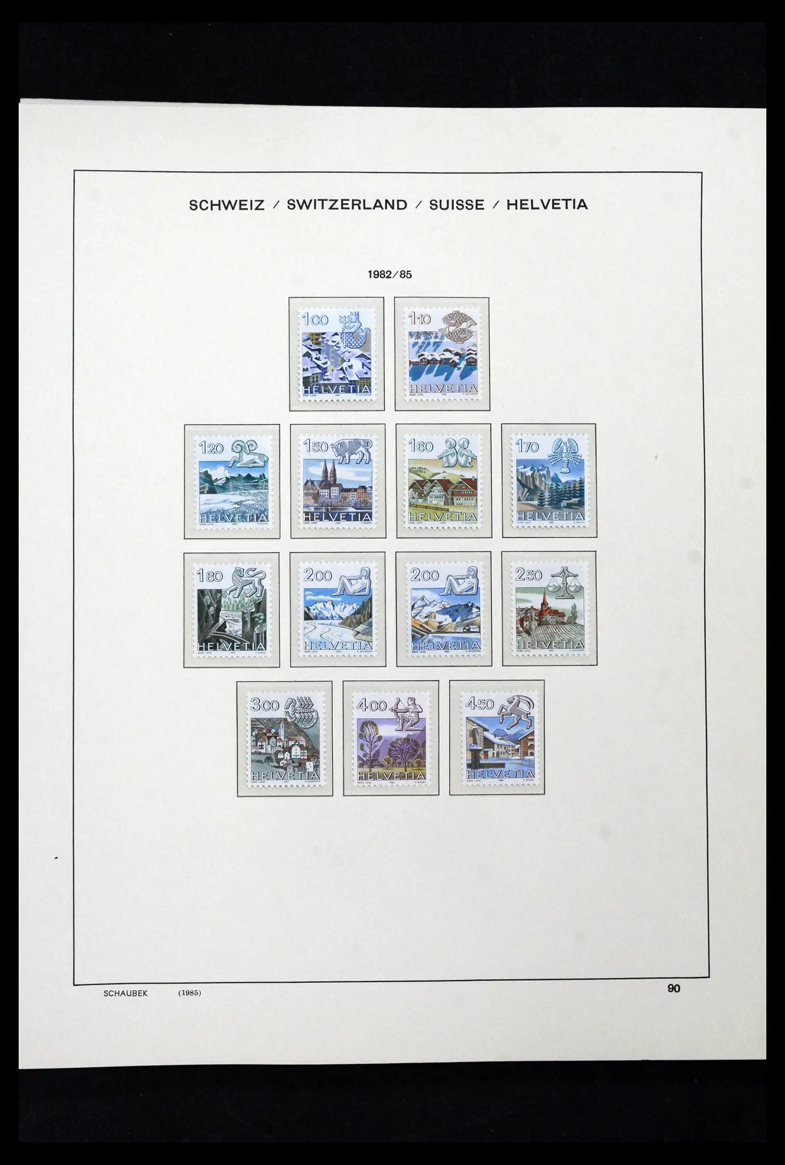 41635 0094 - Postzegelverzameling 41635 Zwitserland postfris 1907-2024!!