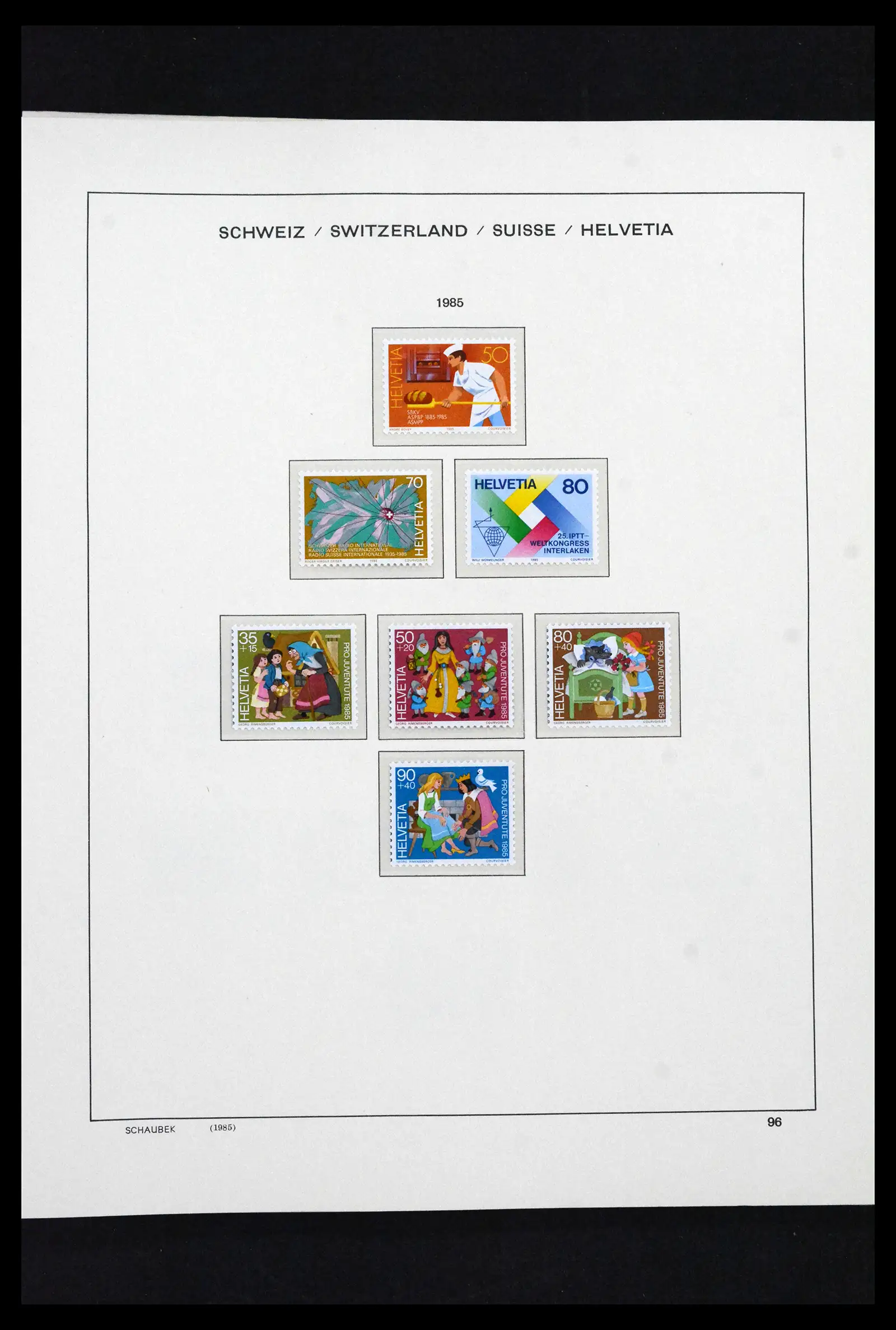 41635 0100 - Postzegelverzameling 41635 Zwitserland postfris 1907-2024!!