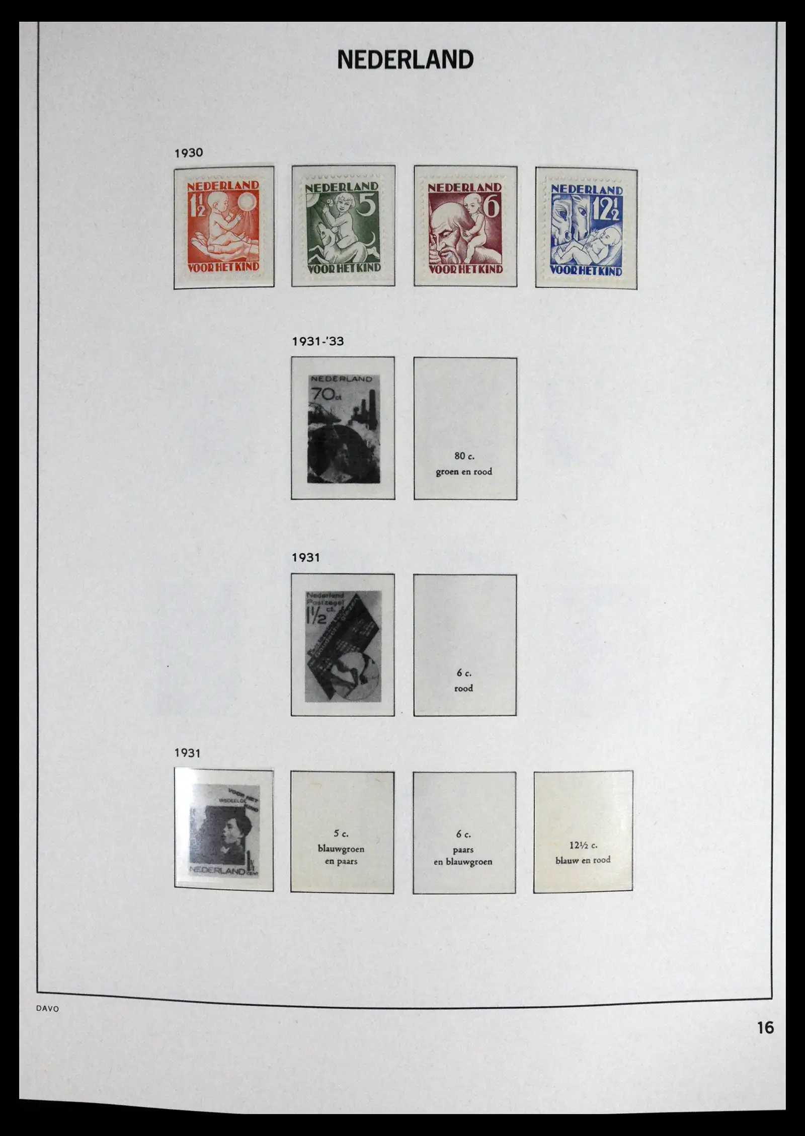 41636 0007 - Stamp collection 41636 Netherlands 1913-1986.