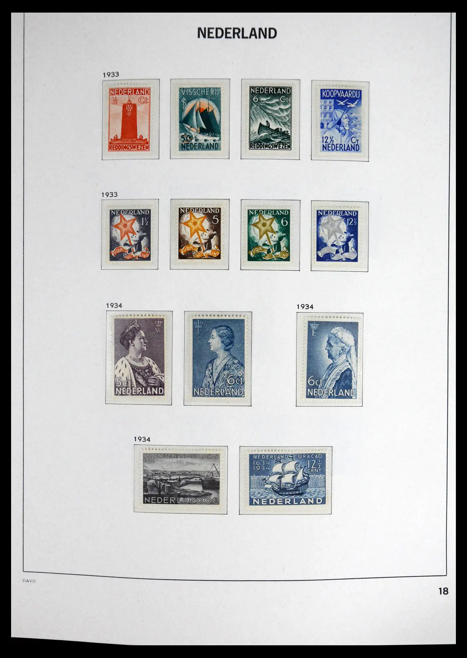 41636 0009 - Stamp collection 41636 Netherlands 1913-1986.