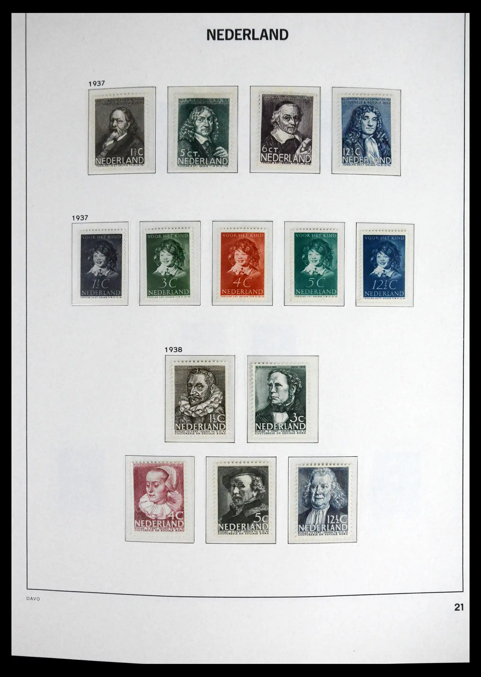 41636 0012 - Stamp collection 41636 Netherlands 1913-1986.
