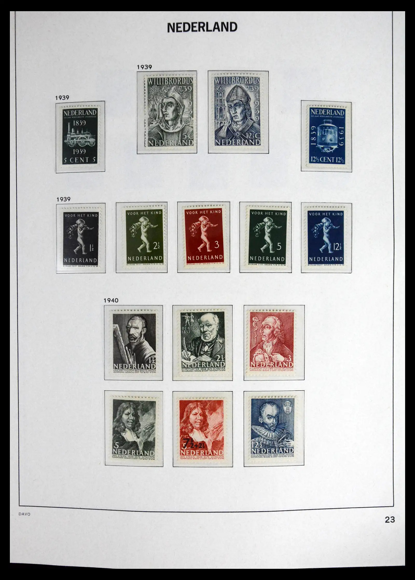 41636 0014 - Stamp collection 41636 Netherlands 1913-1986.