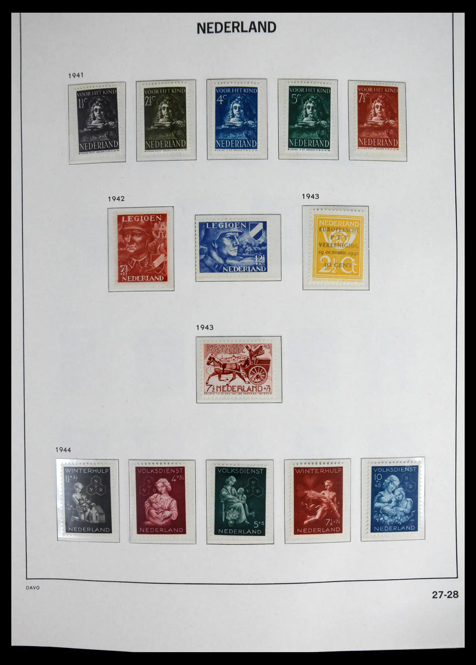 41636 0018 - Stamp collection 41636 Netherlands 1913-1986.