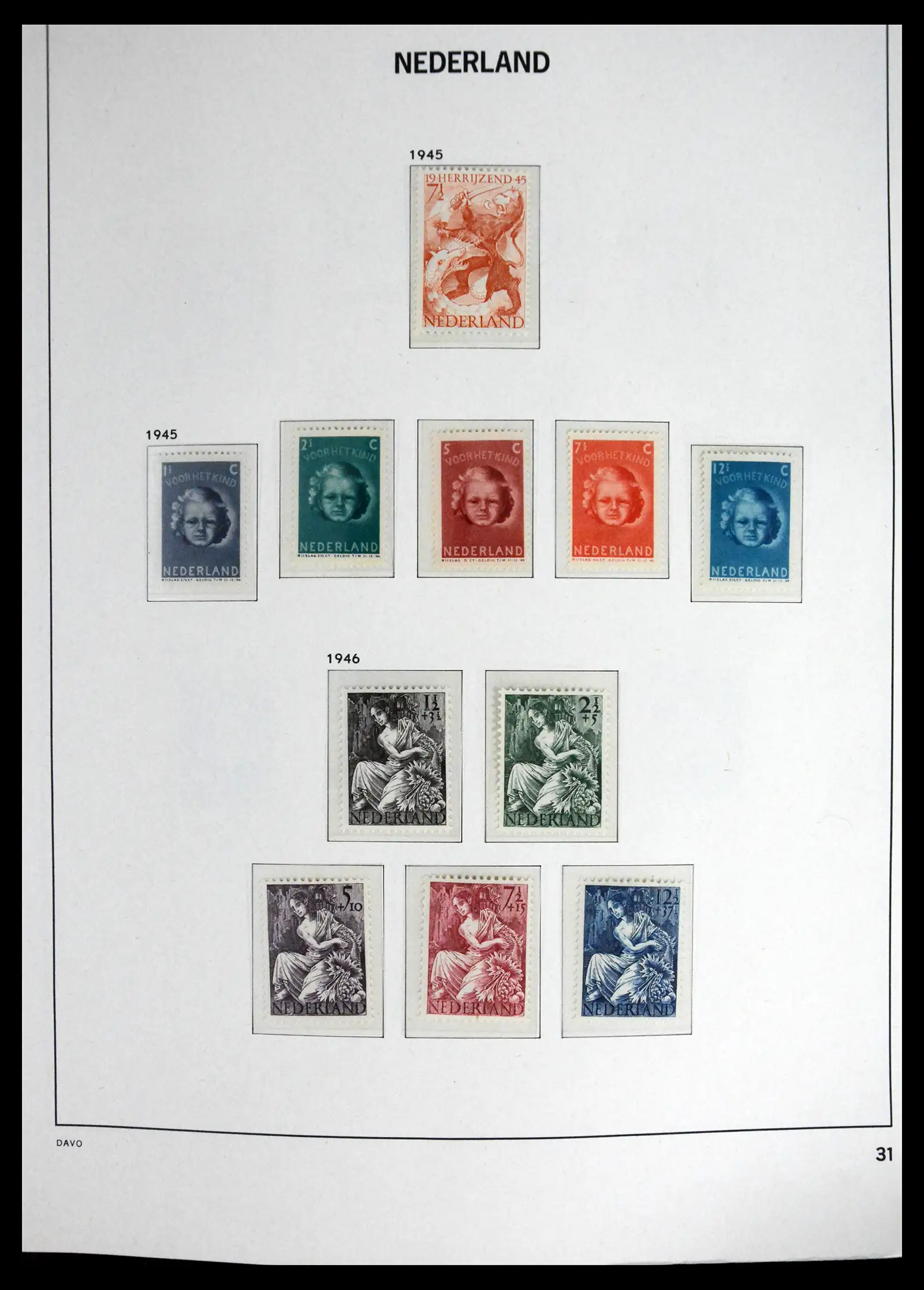41636 0021 - Stamp collection 41636 Netherlands 1913-1986.