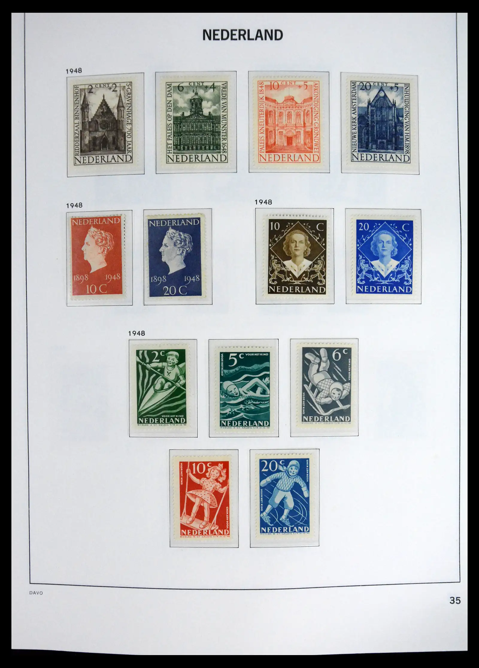 41636 0025 - Stamp collection 41636 Netherlands 1913-1986.