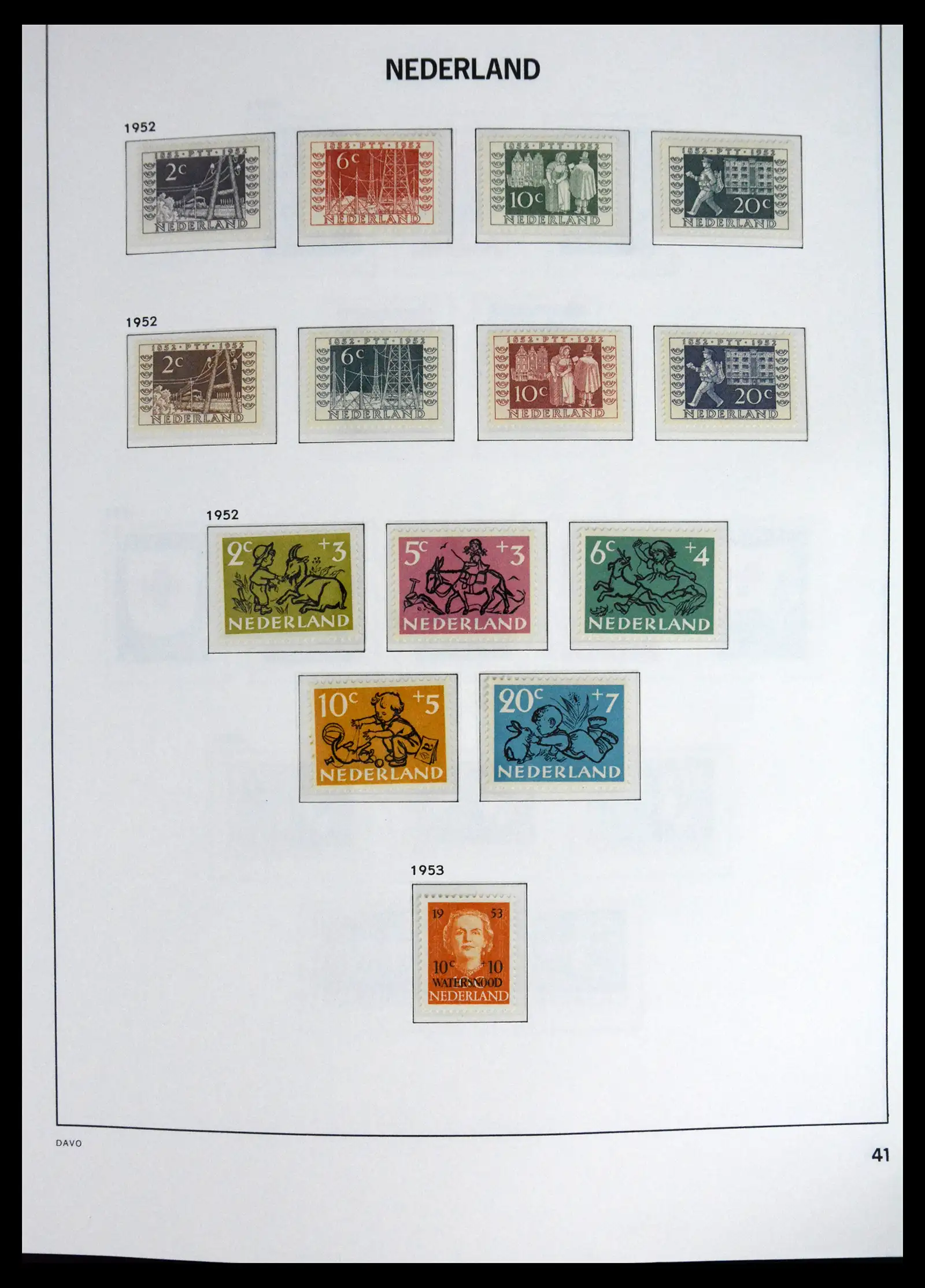 41636 0031 - Stamp collection 41636 Netherlands 1913-1986.