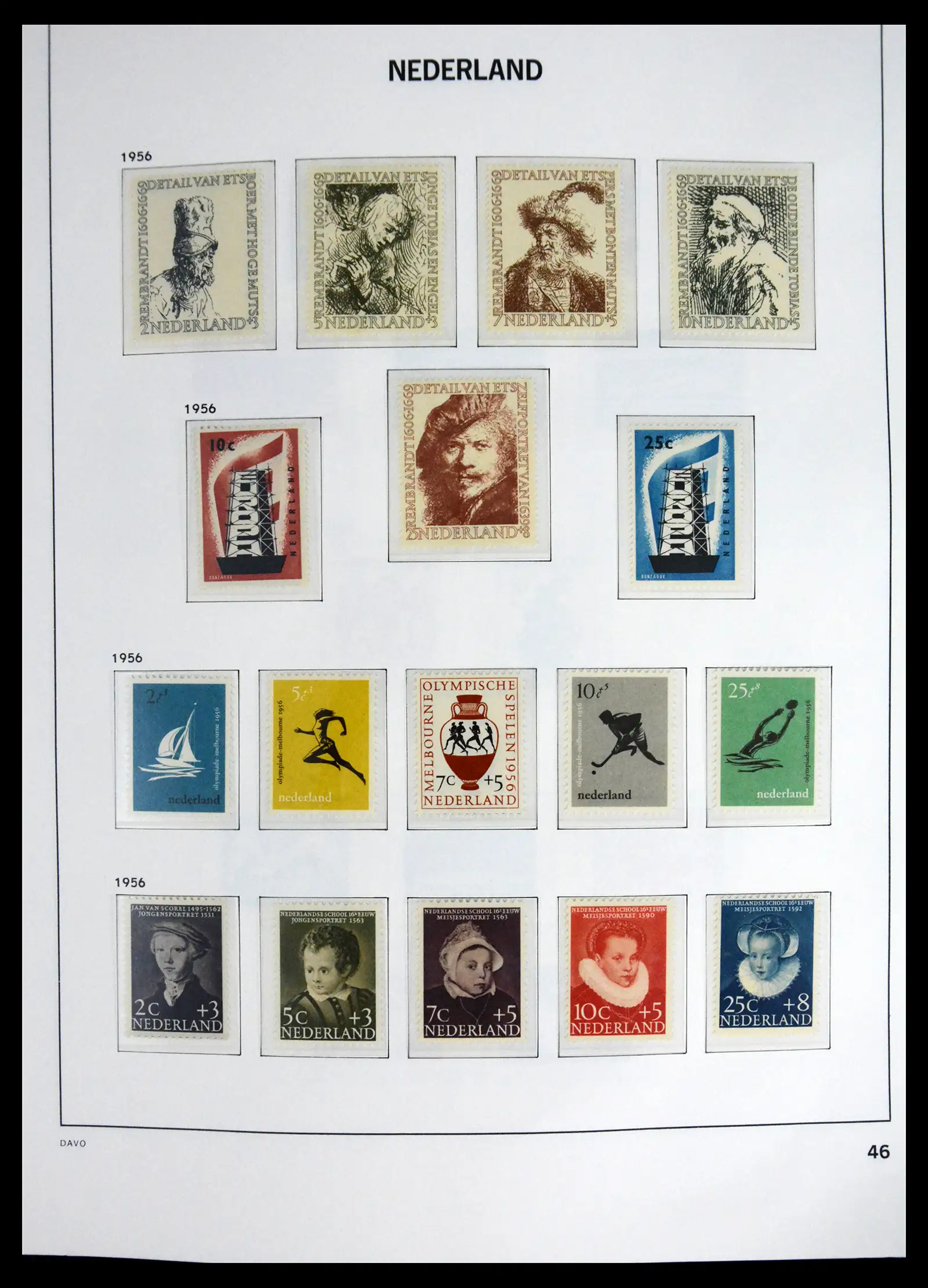 41636 0037 - Stamp collection 41636 Netherlands 1913-1986.