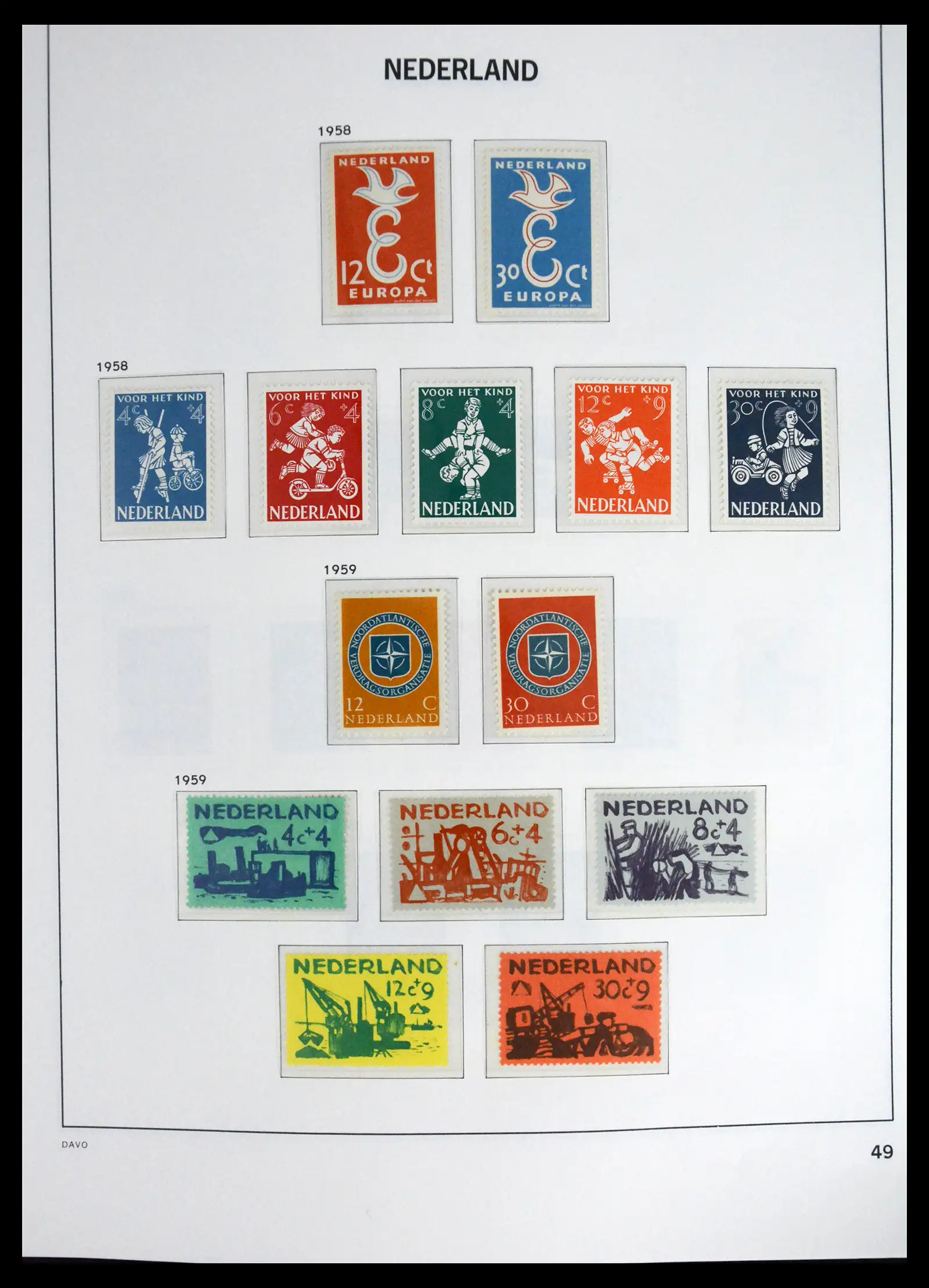 41636 0040 - Stamp collection 41636 Netherlands 1913-1986.
