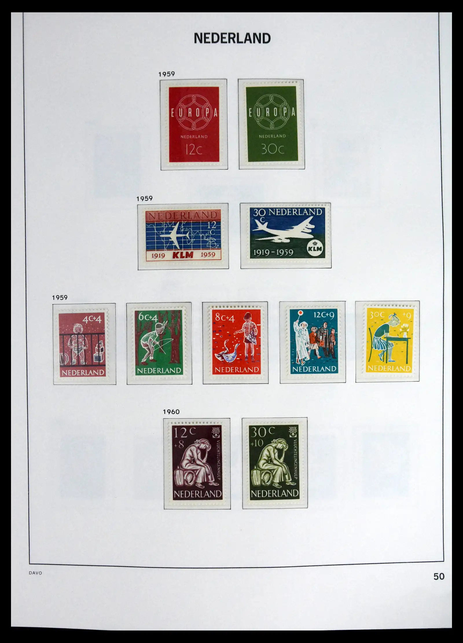41636 0041 - Stamp collection 41636 Netherlands 1913-1986.