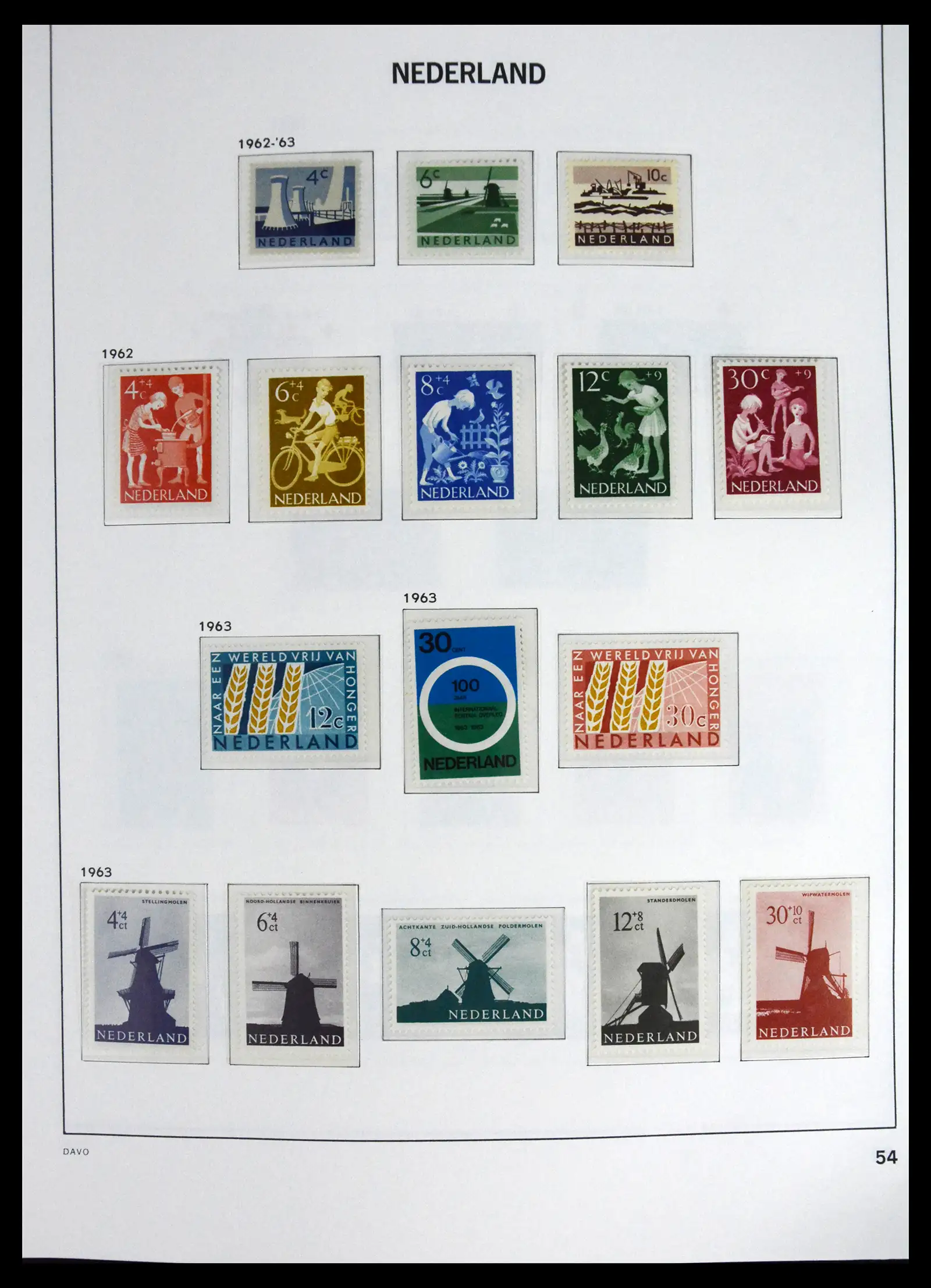 41636 0045 - Stamp collection 41636 Netherlands 1913-1986.