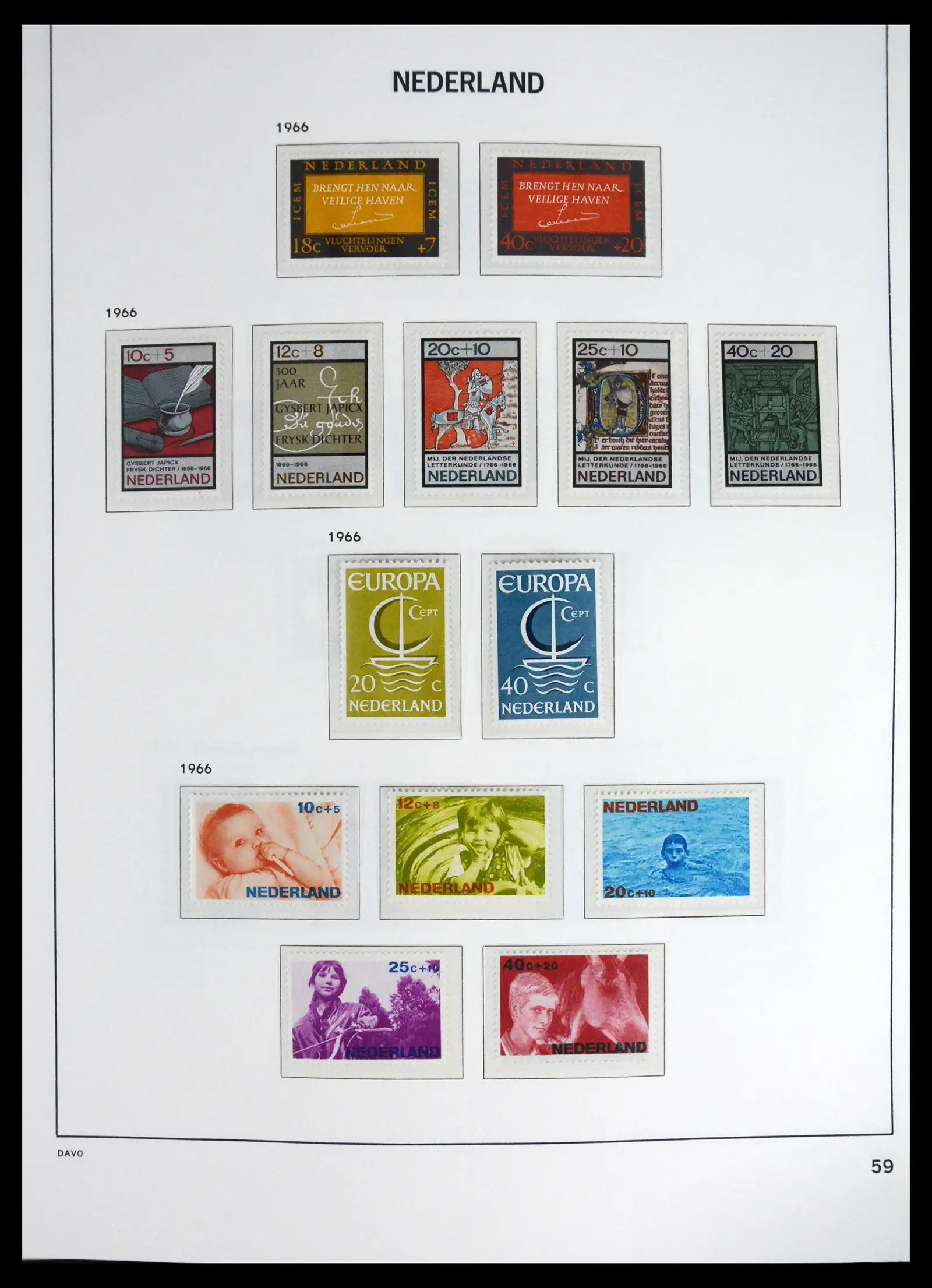 41636 0050 - Stamp collection 41636 Netherlands 1913-1986.