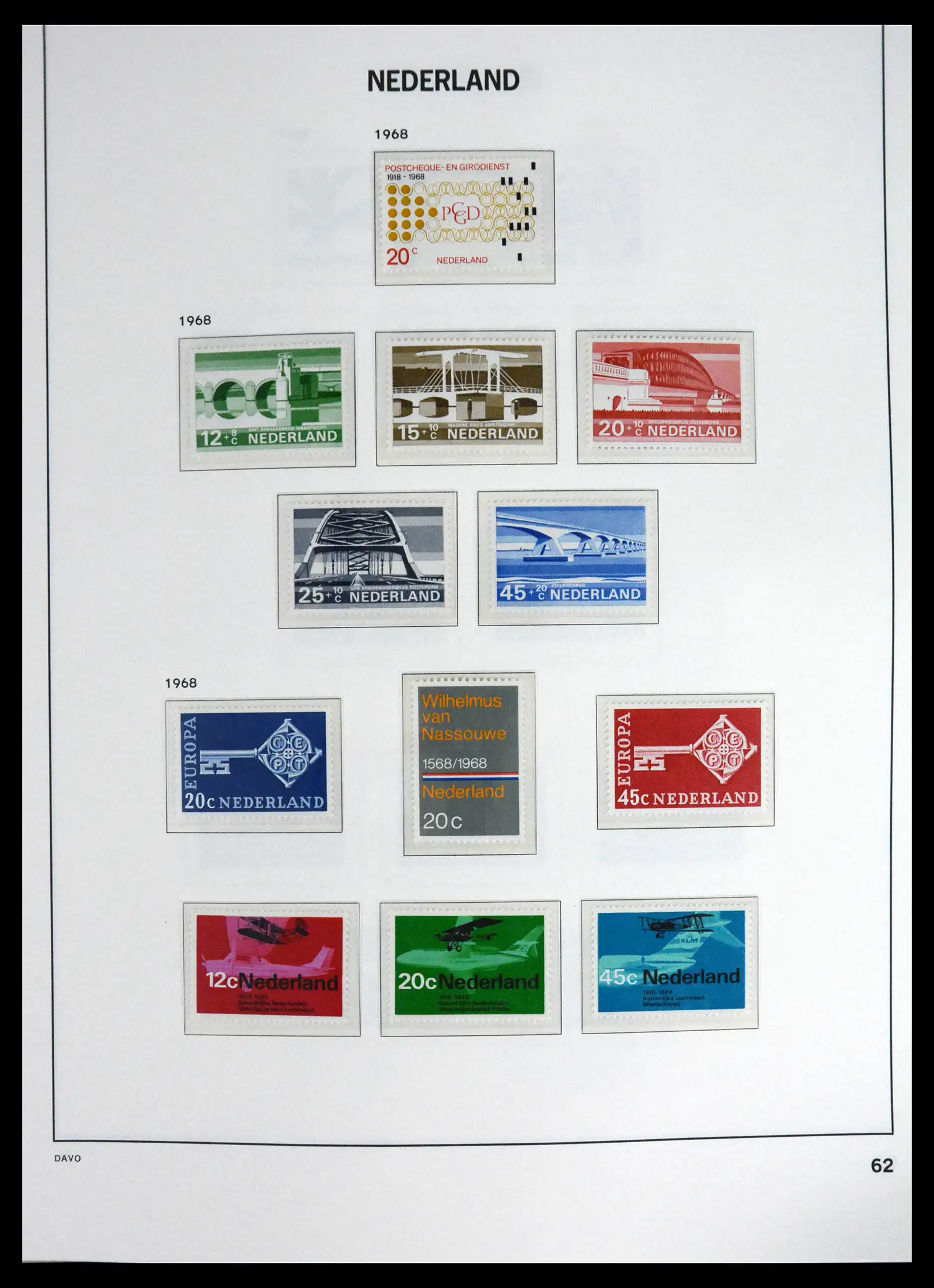 41636 0053 - Stamp collection 41636 Netherlands 1913-1986.