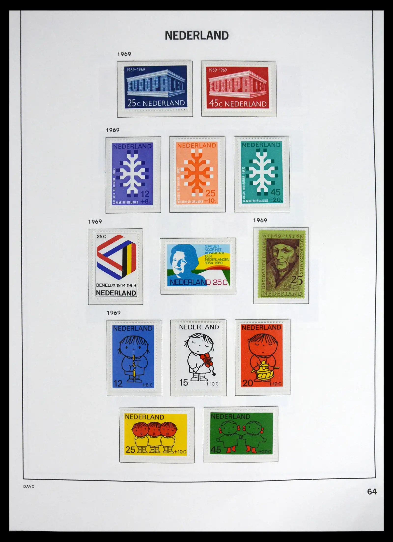 41636 0055 - Stamp collection 41636 Netherlands 1913-1986.