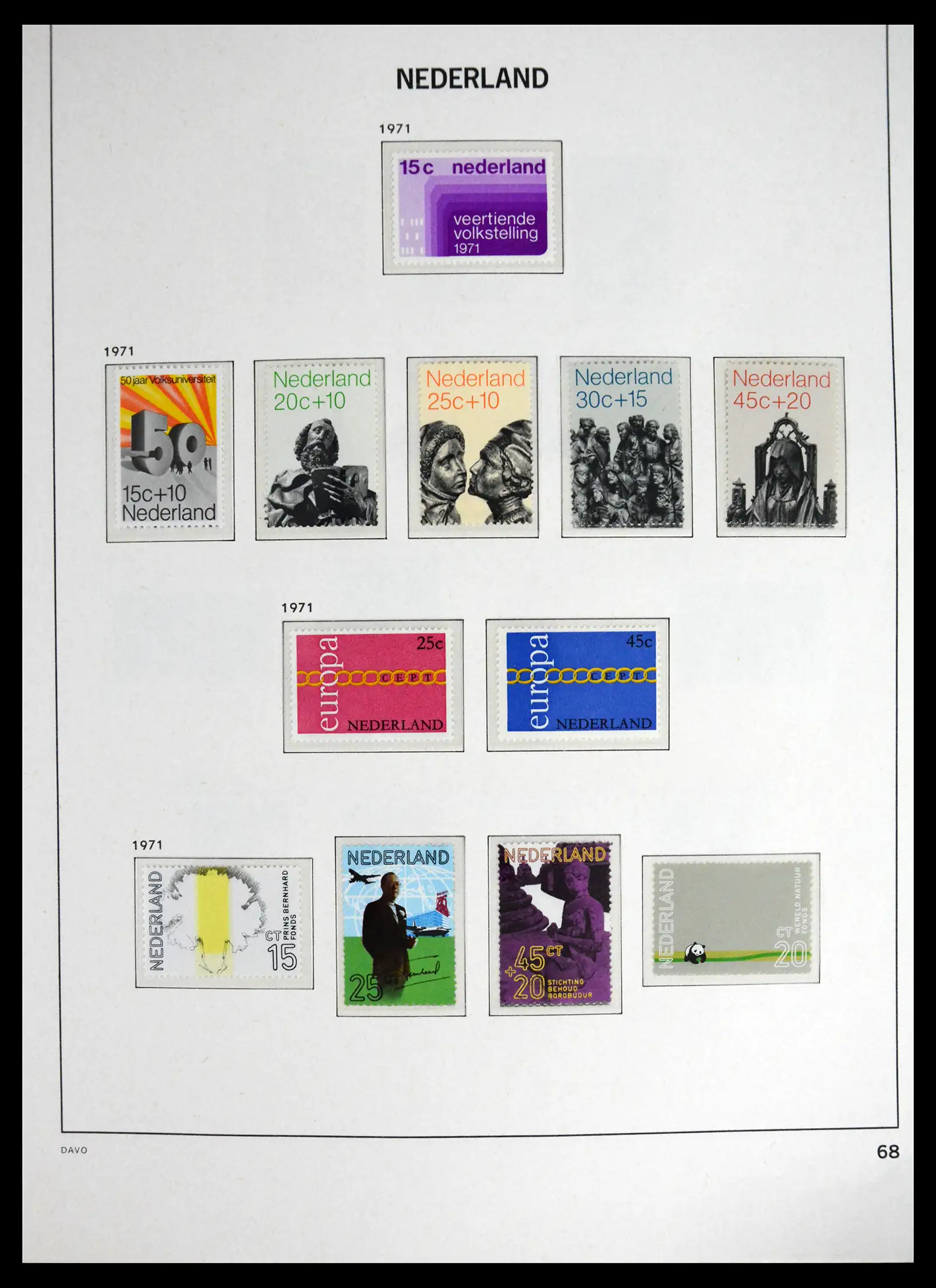 41636 0060 - Stamp collection 41636 Netherlands 1913-1986.