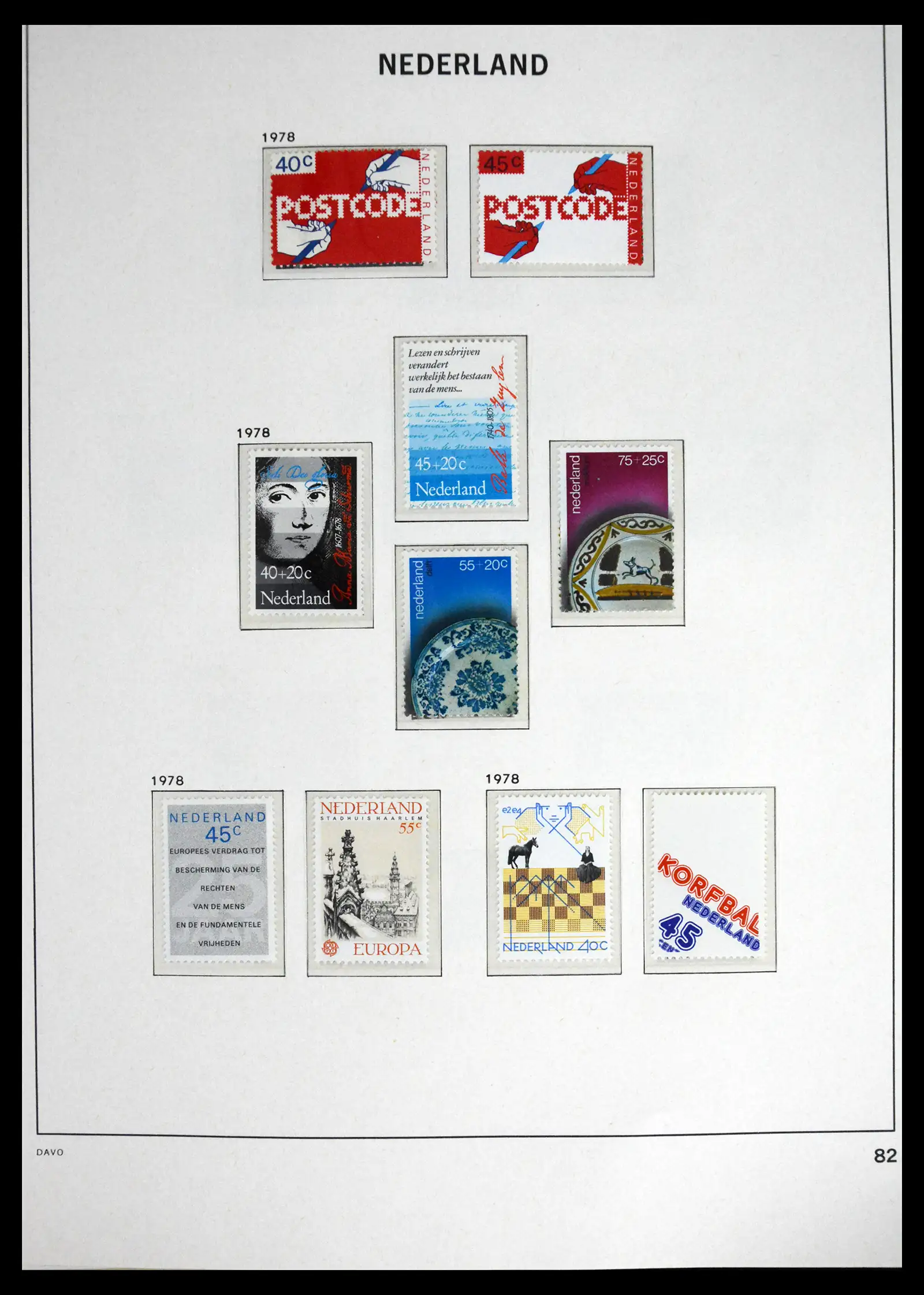 41636 0074 - Stamp collection 41636 Netherlands 1913-1986.