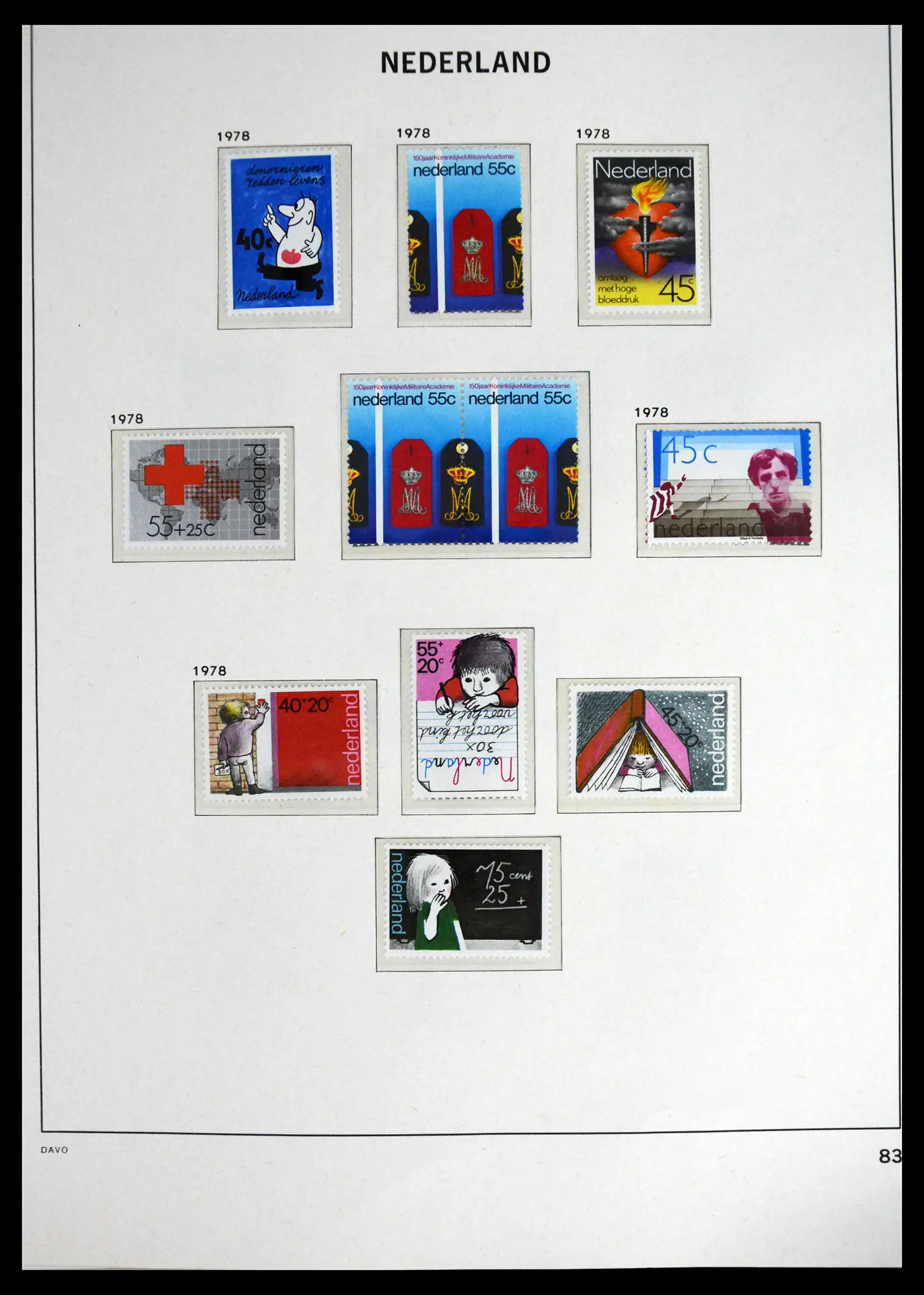 41636 0075 - Stamp collection 41636 Netherlands 1913-1986.