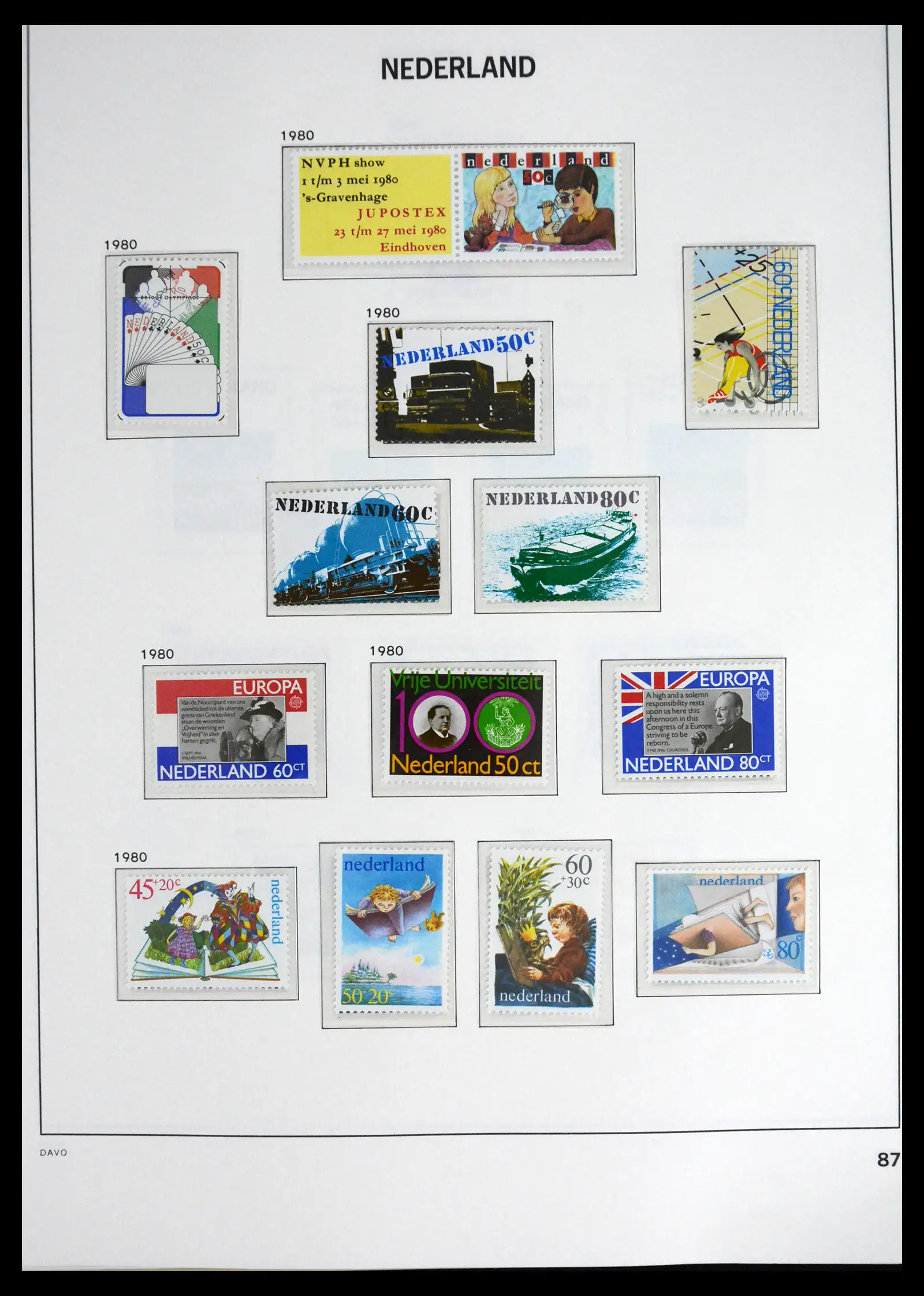 41636 0079 - Stamp collection 41636 Netherlands 1913-1986.