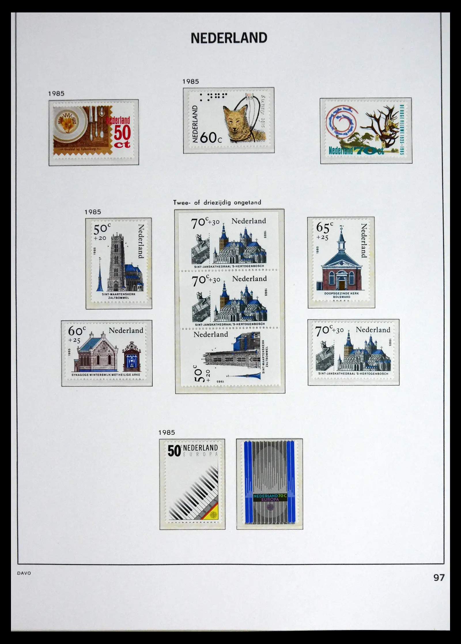 41636 0091 - Stamp collection 41636 Netherlands 1913-1986.