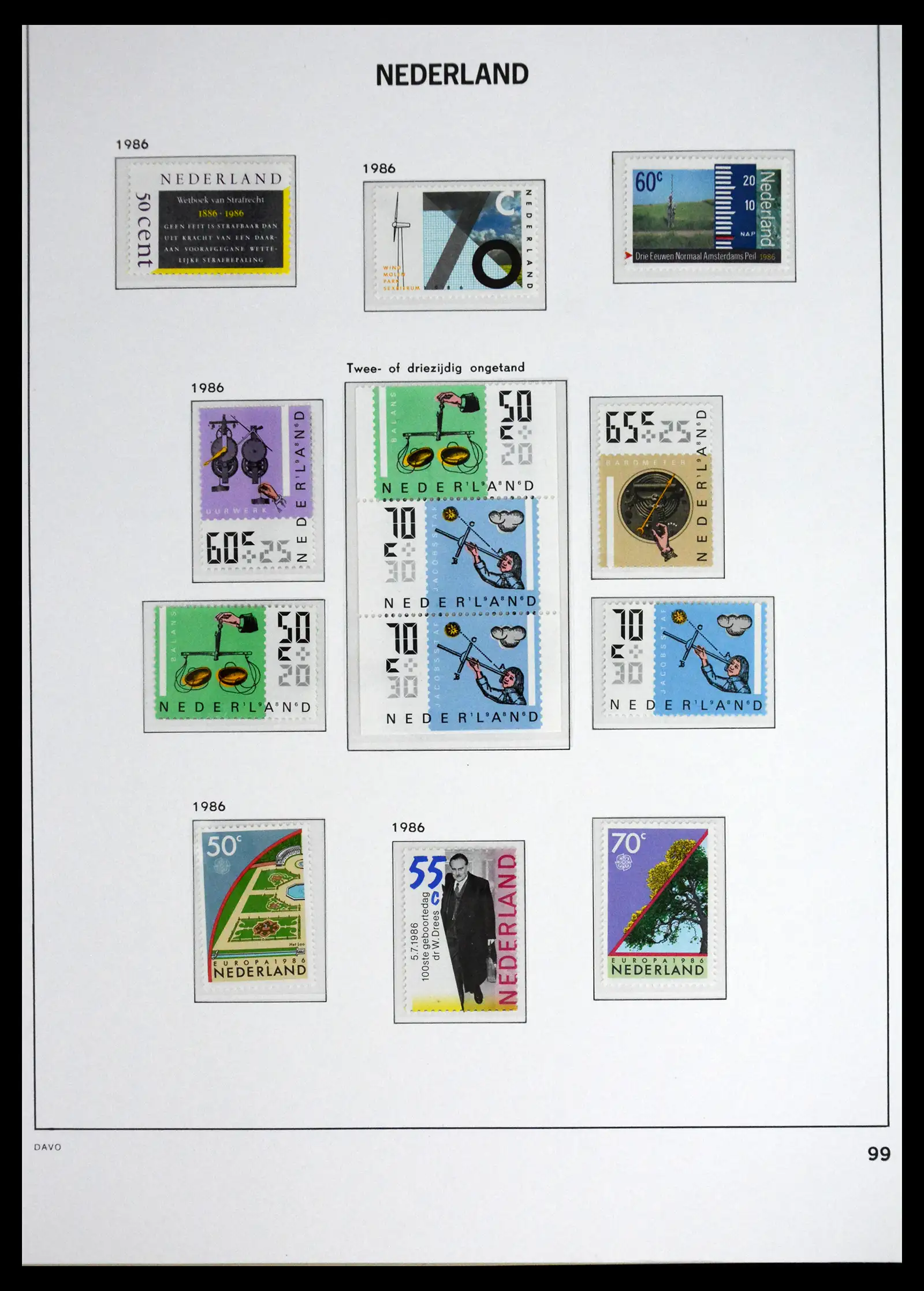 41636 0094 - Stamp collection 41636 Netherlands 1913-1986.