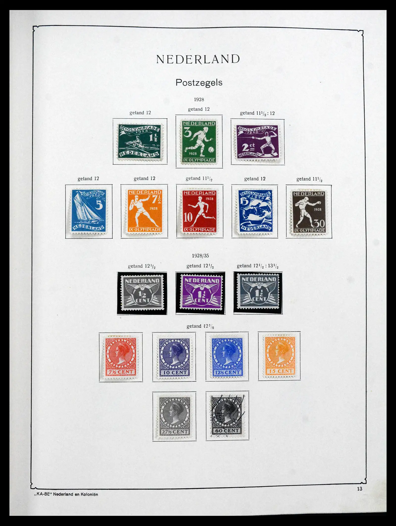41639 0014 - Stamp collection 41639 Netherlands 1852-1967.