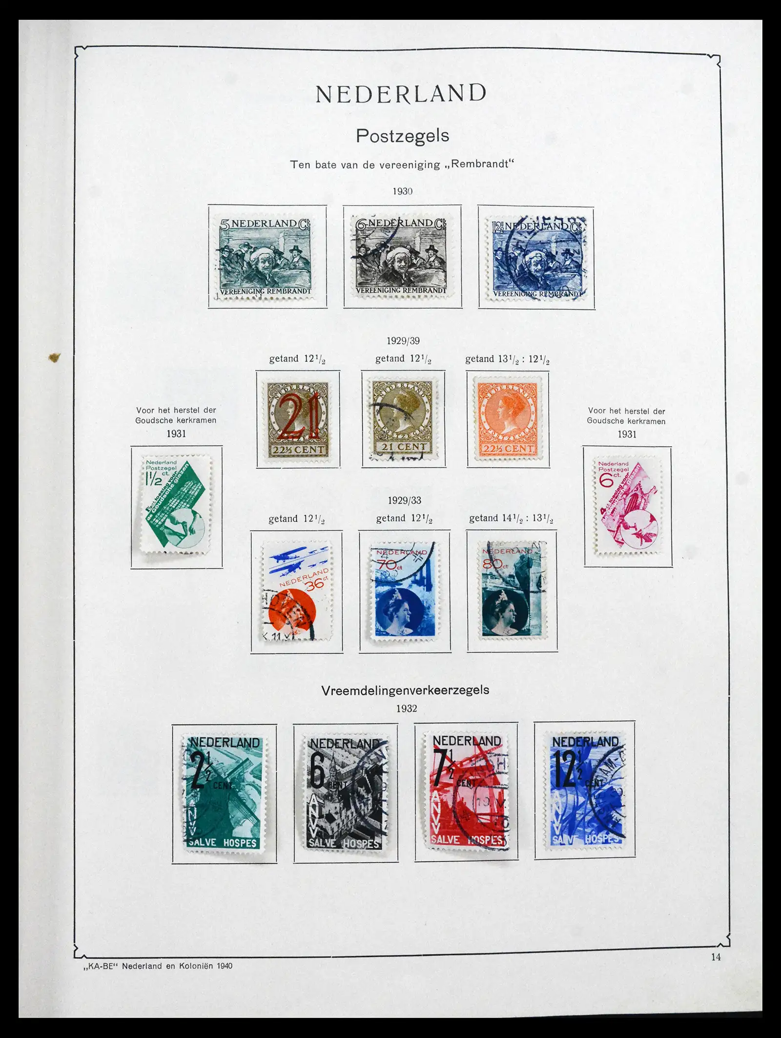 41639 0015 - Stamp collection 41639 Netherlands 1852-1967.