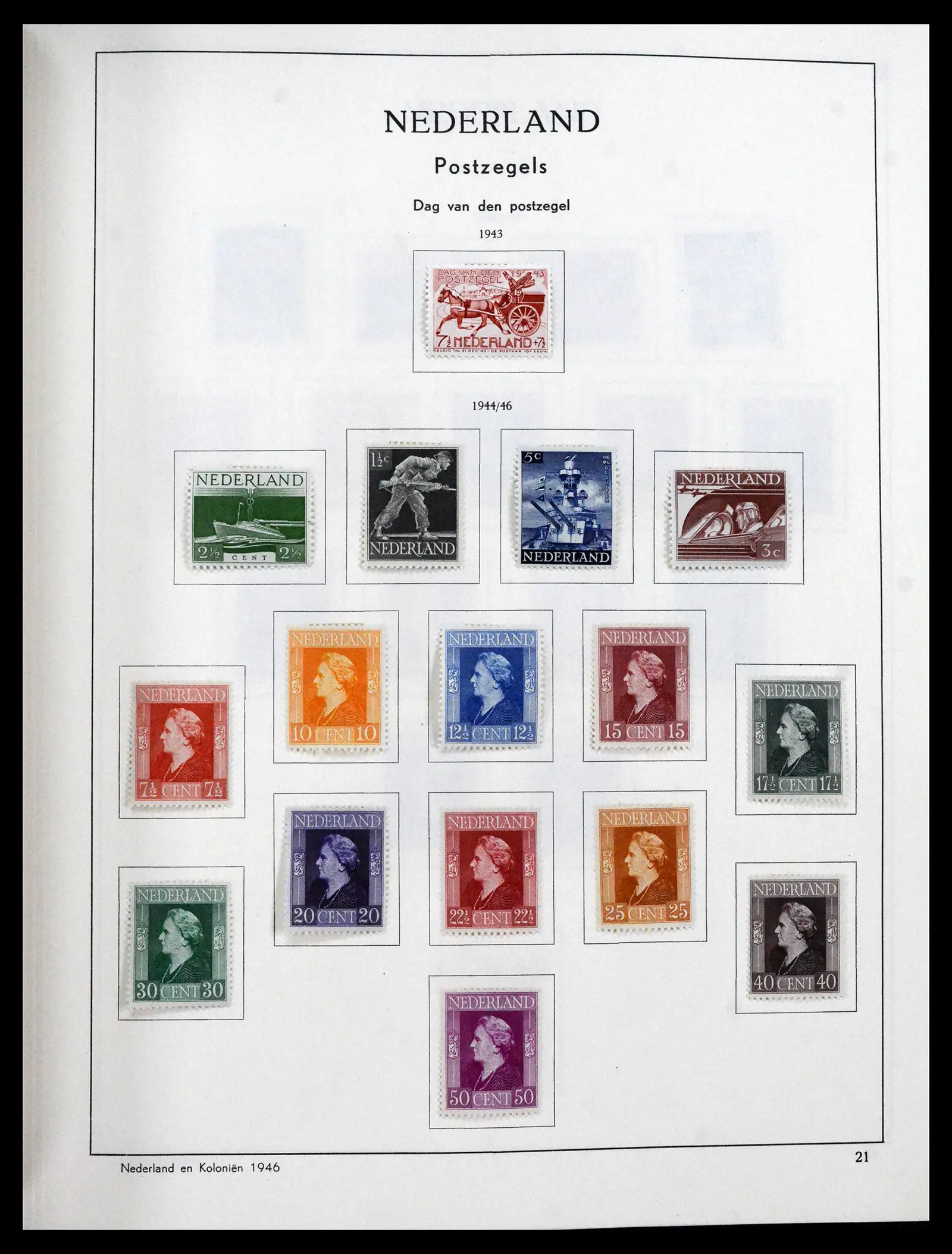41639 0024 - Stamp collection 41639 Netherlands 1852-1967.