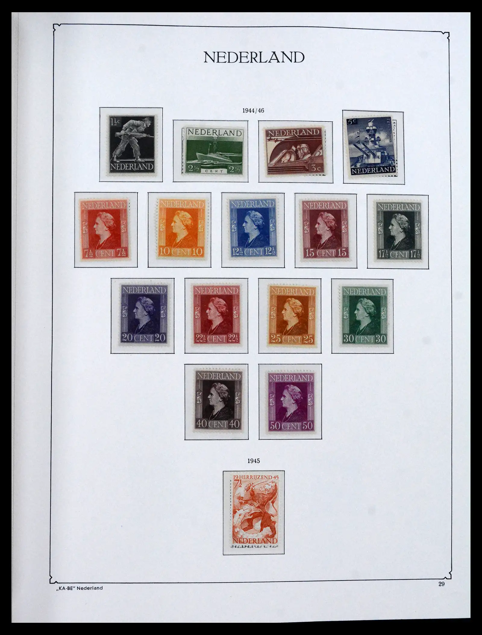 41639 0025 - Stamp collection 41639 Netherlands 1852-1967.