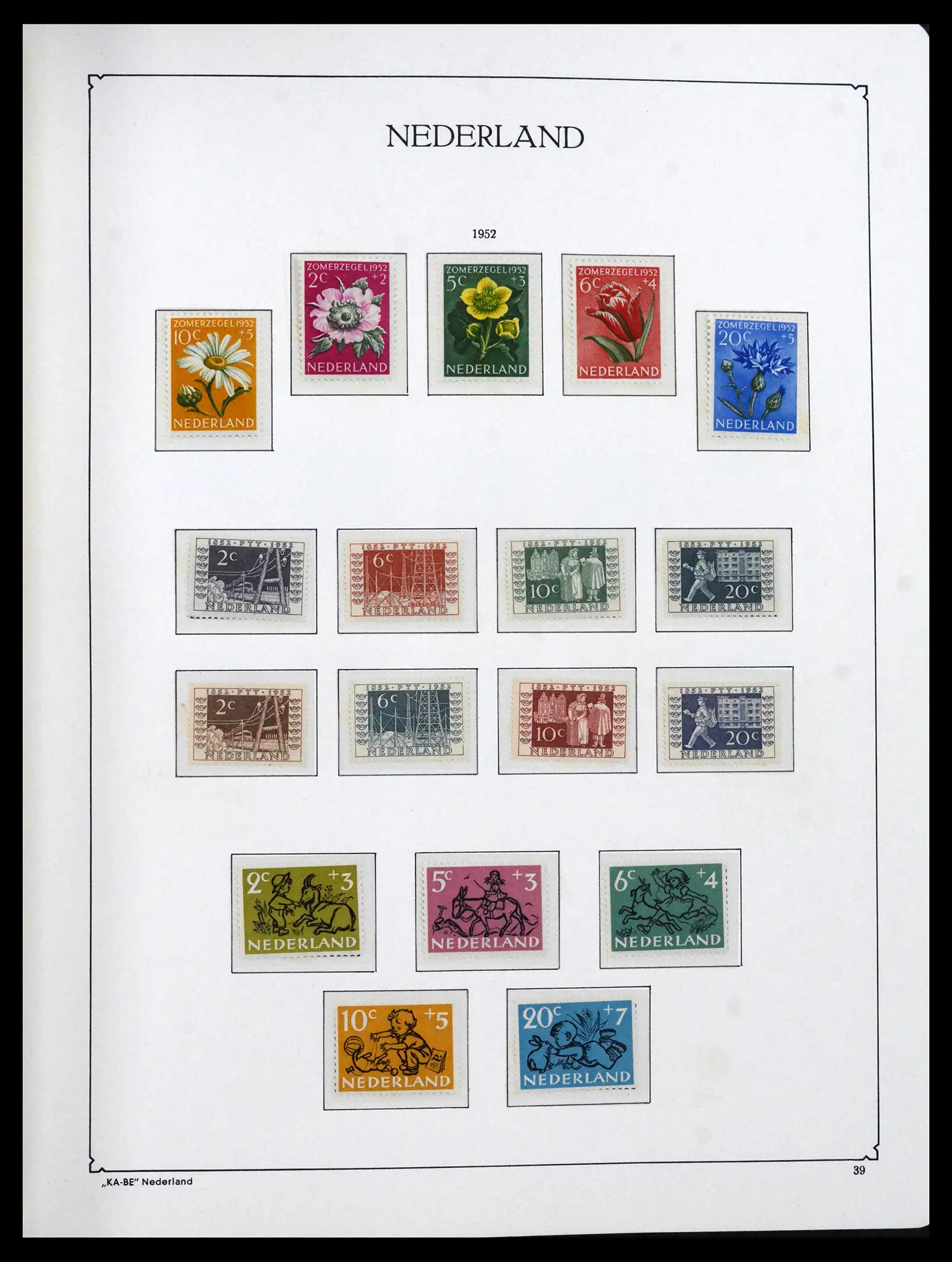 41639 0036 - Stamp collection 41639 Netherlands 1852-1967.