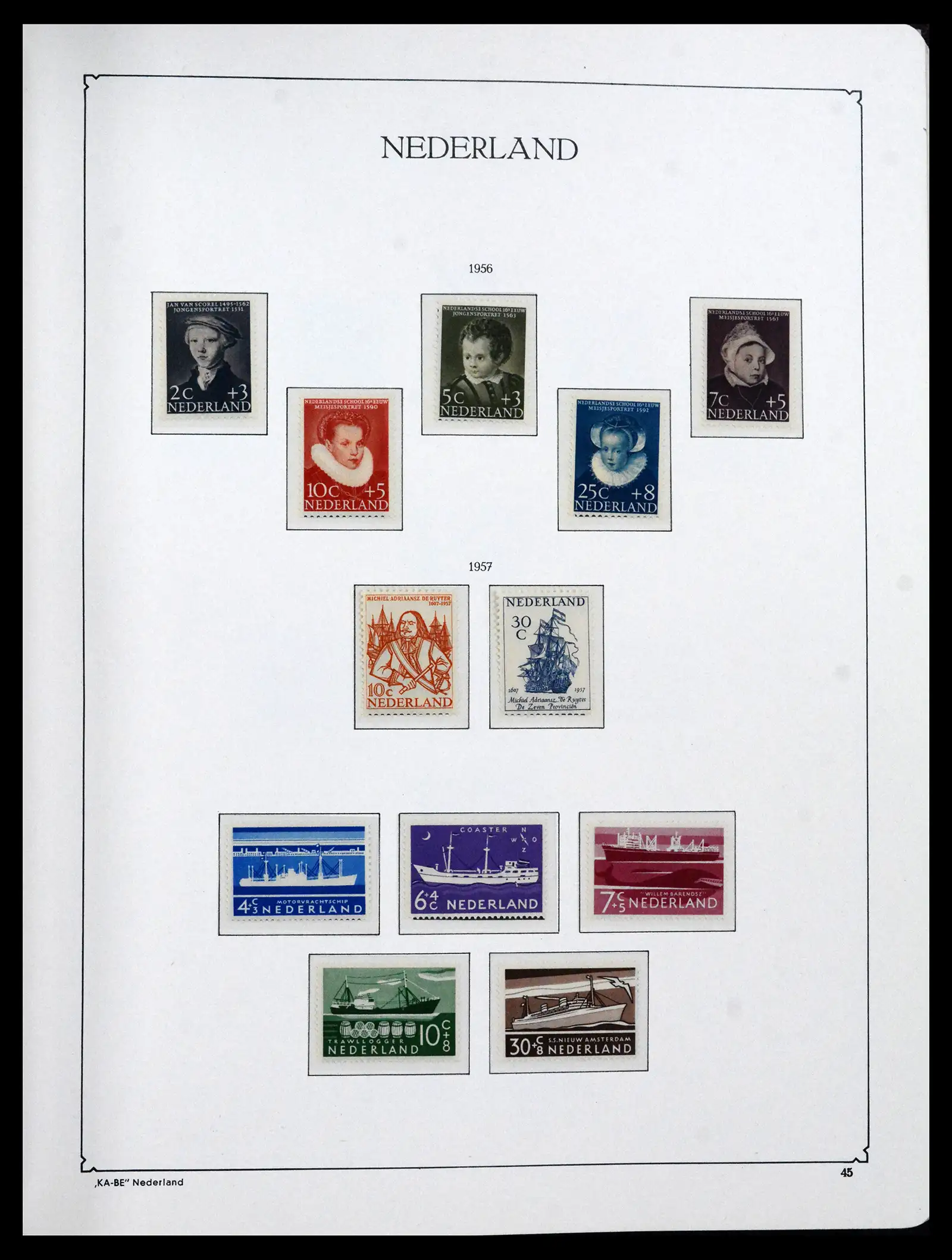 41639 0042 - Stamp collection 41639 Netherlands 1852-1967.