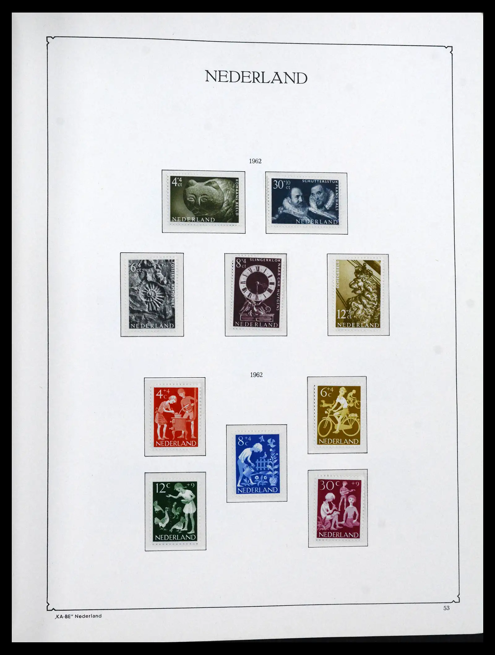 41639 0049 - Stamp collection 41639 Netherlands 1852-1967.