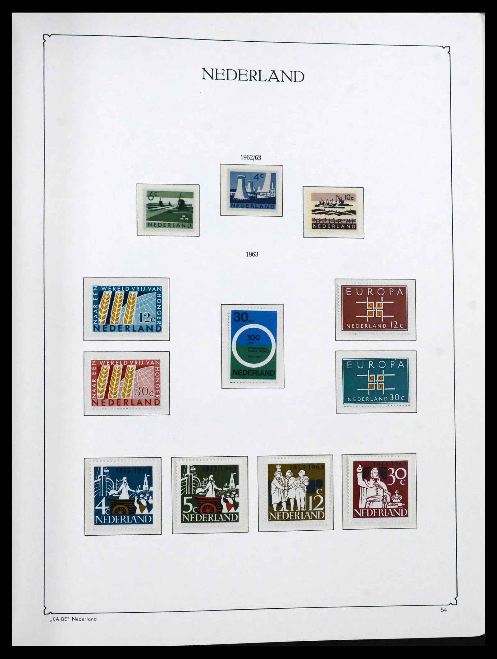 41639 0050 - Stamp collection 41639 Netherlands 1852-1967.