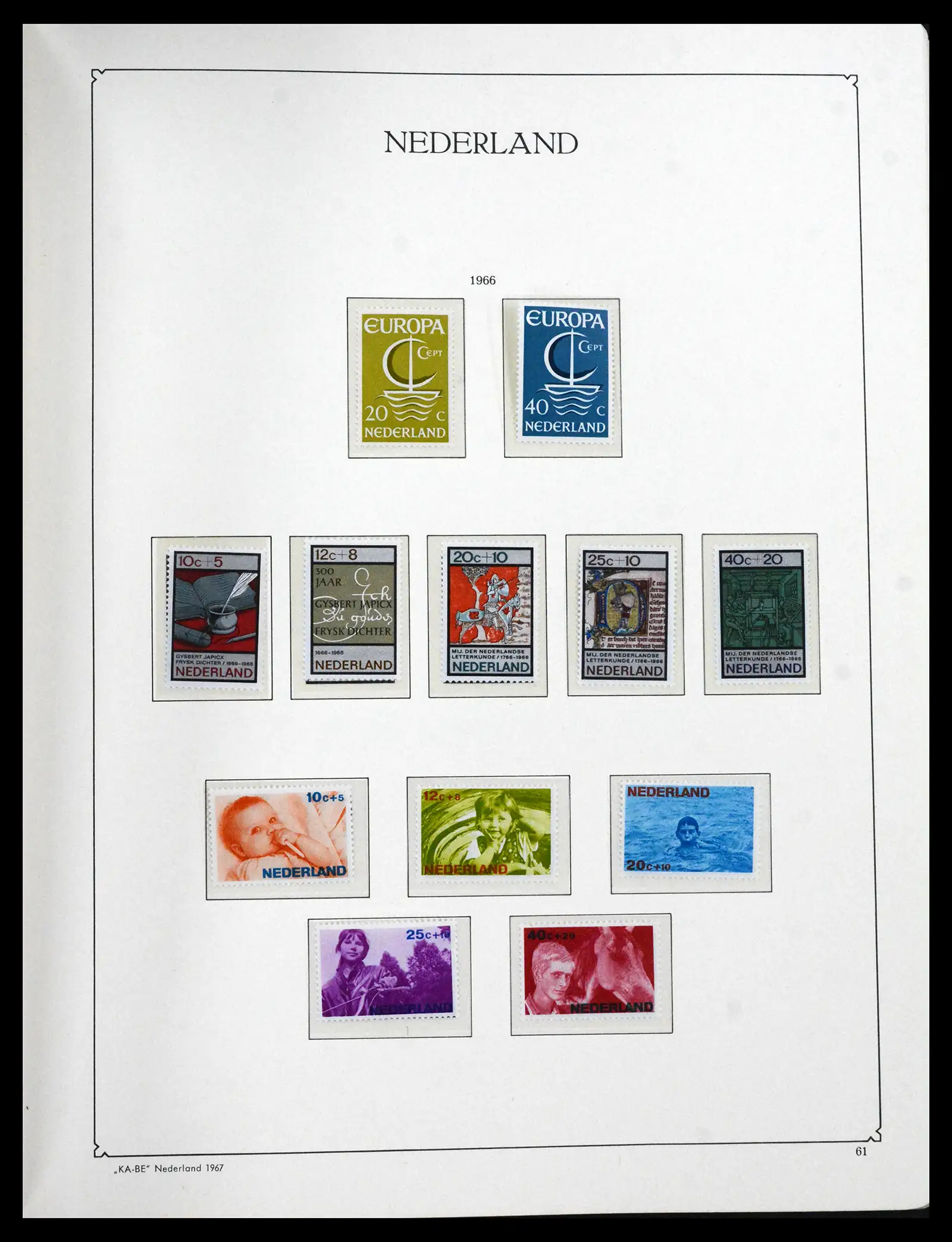 41639 0058 - Stamp collection 41639 Netherlands 1852-1967.