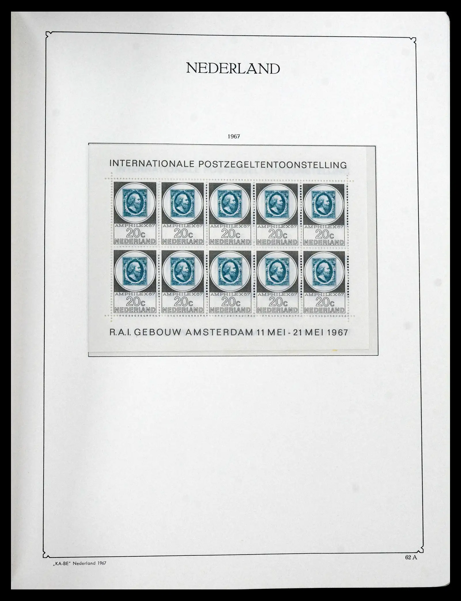 41639 0061 - Stamp collection 41639 Netherlands 1852-1967.