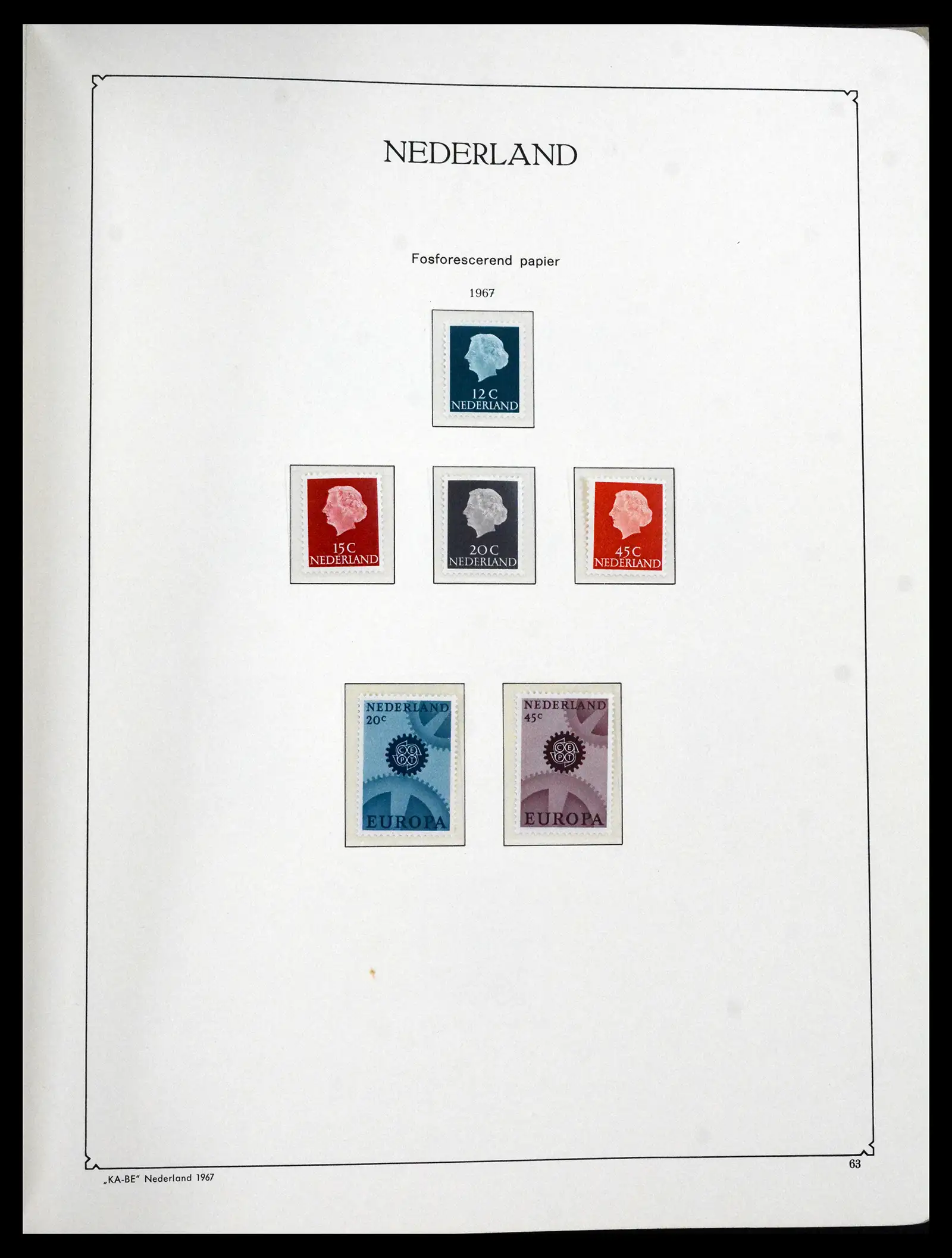 41639 0064 - Stamp collection 41639 Netherlands 1852-1967.