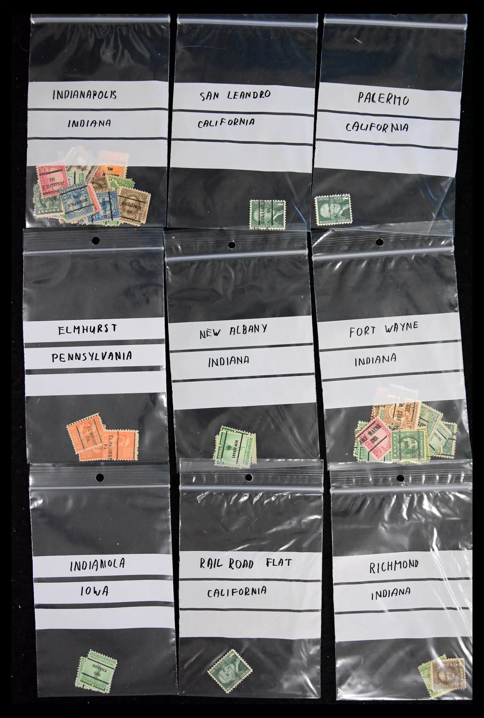 41641 0001 - Postzegelverzameling 41641 USA pre-cancels.