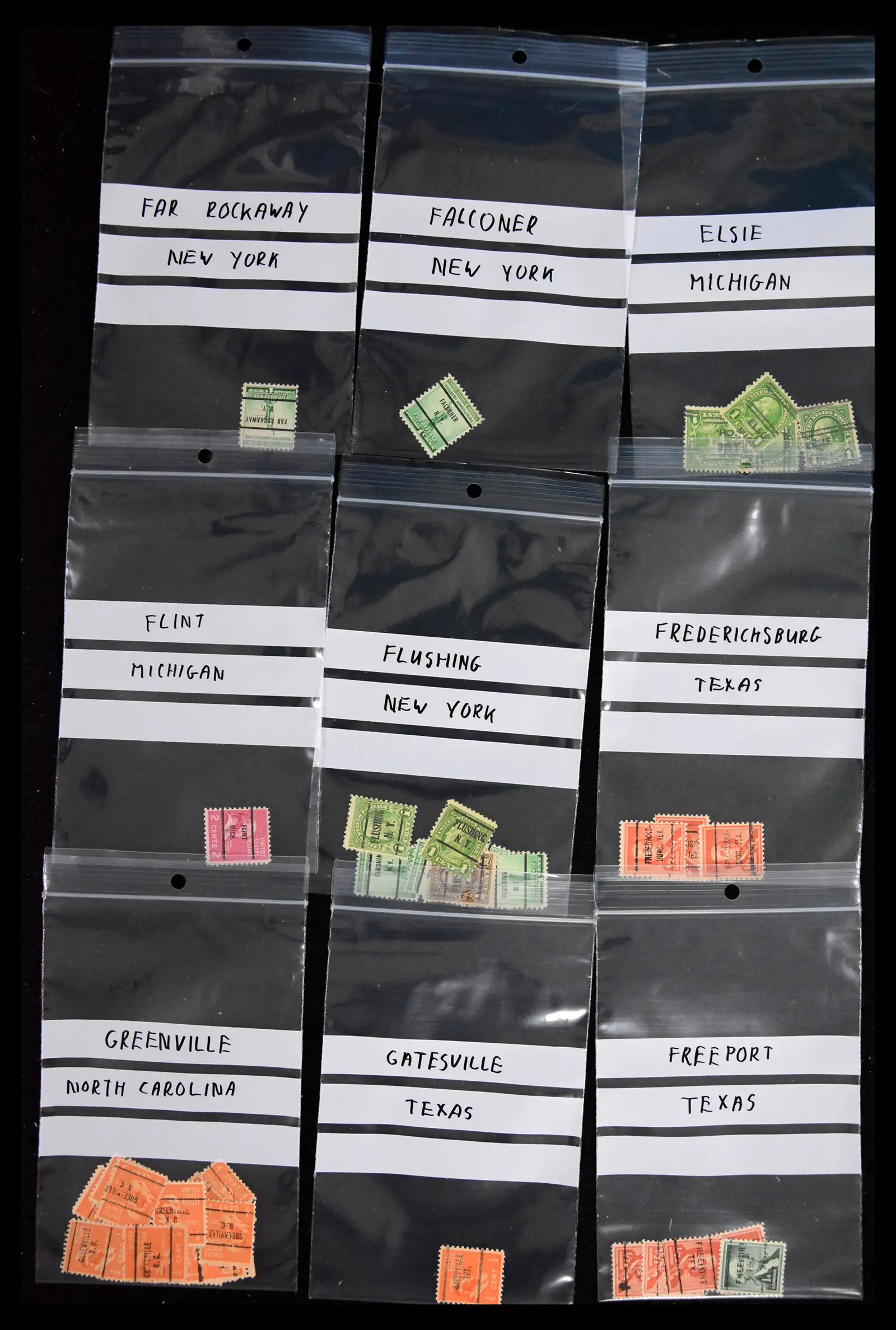 41641 0002 - Postzegelverzameling 41641 USA pre-cancels.