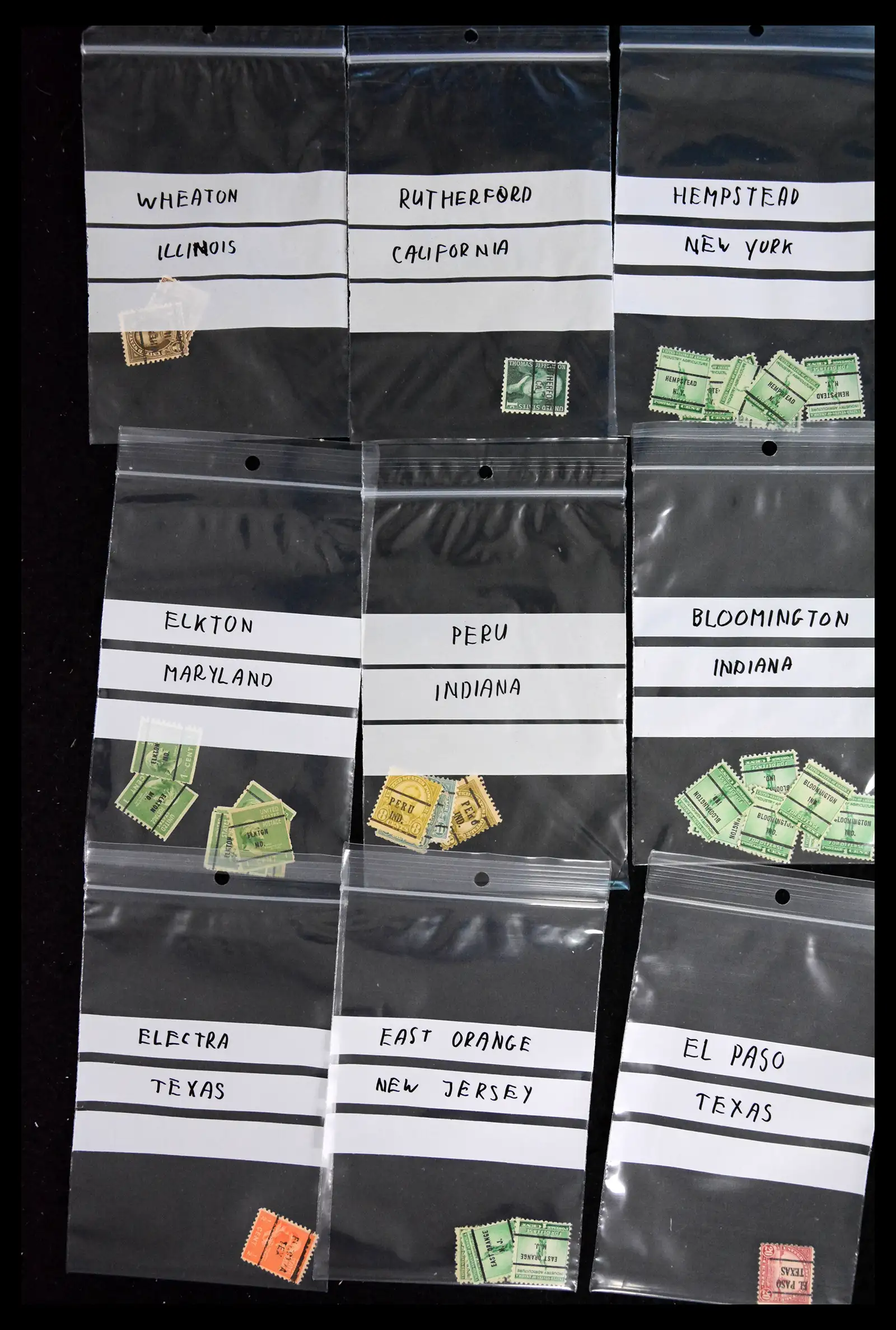 41641 0003 - Postzegelverzameling 41641 USA pre-cancels.