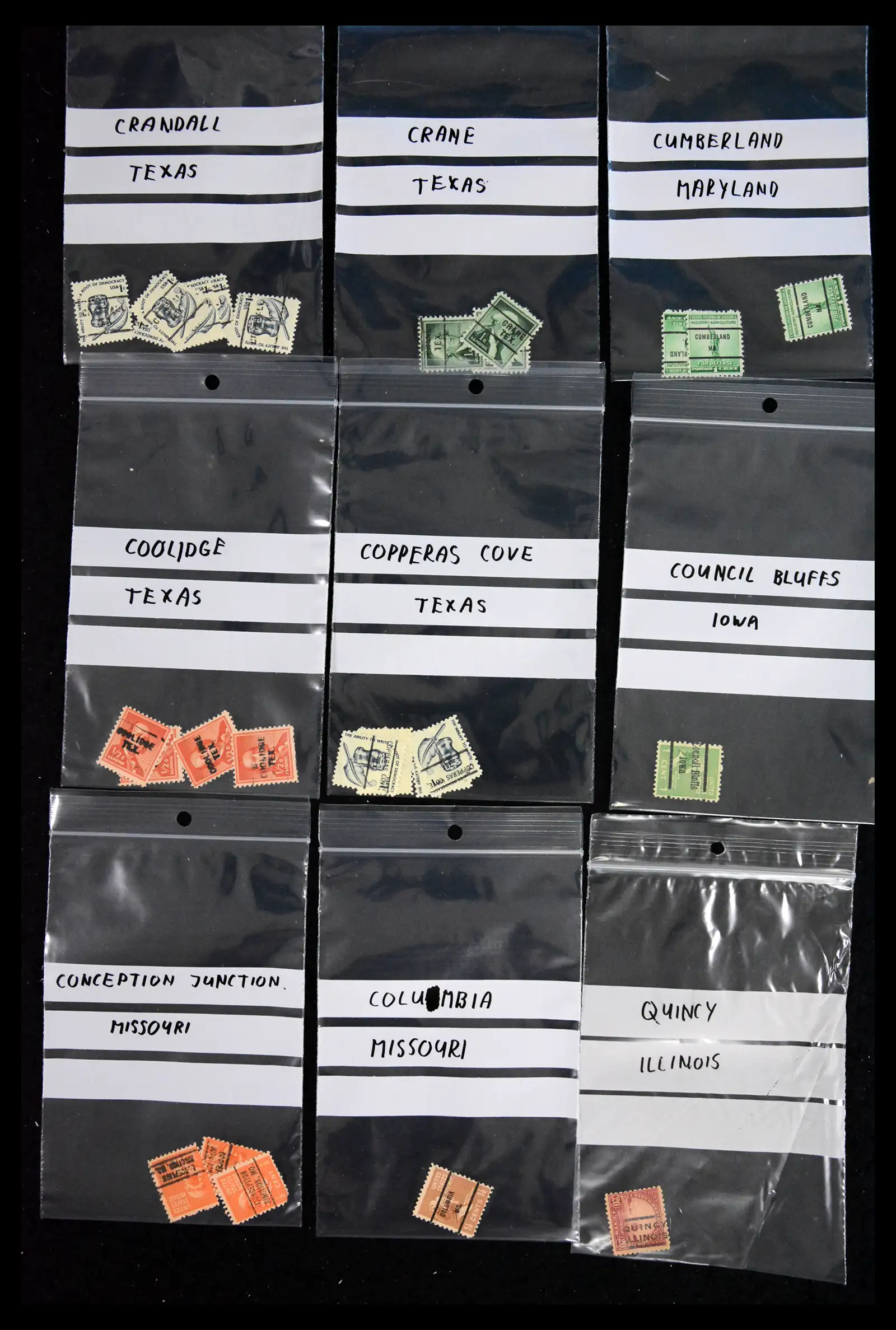 41641 0004 - Postzegelverzameling 41641 USA pre-cancels.