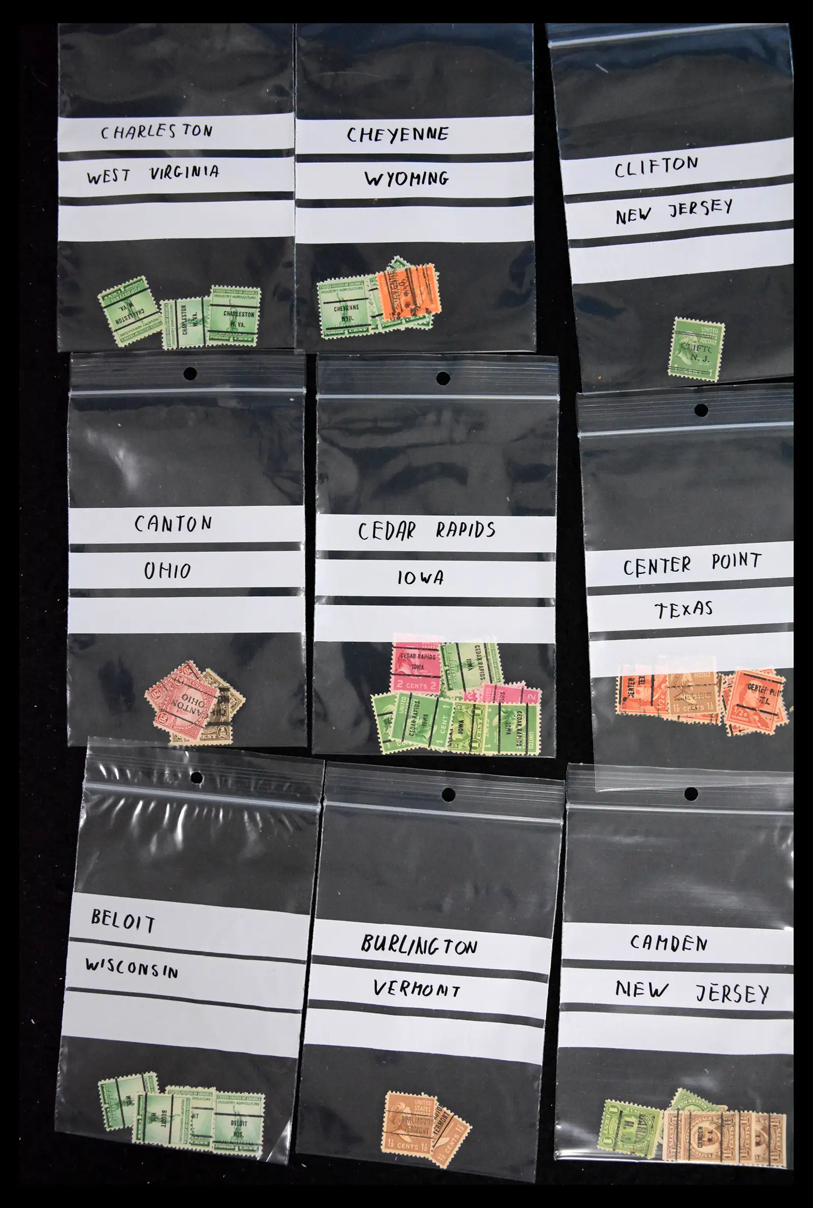 41641 0005 - Postzegelverzameling 41641 USA pre-cancels.