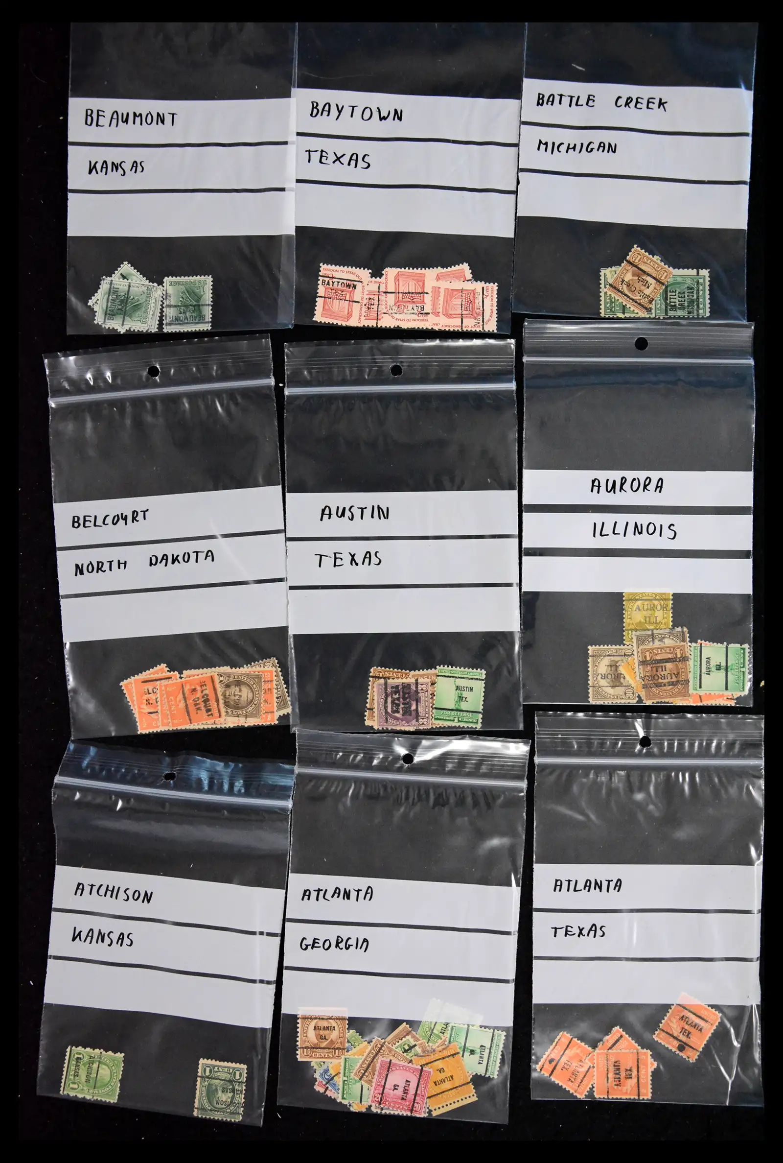 41641 0007 - Postzegelverzameling 41641 USA pre-cancels.