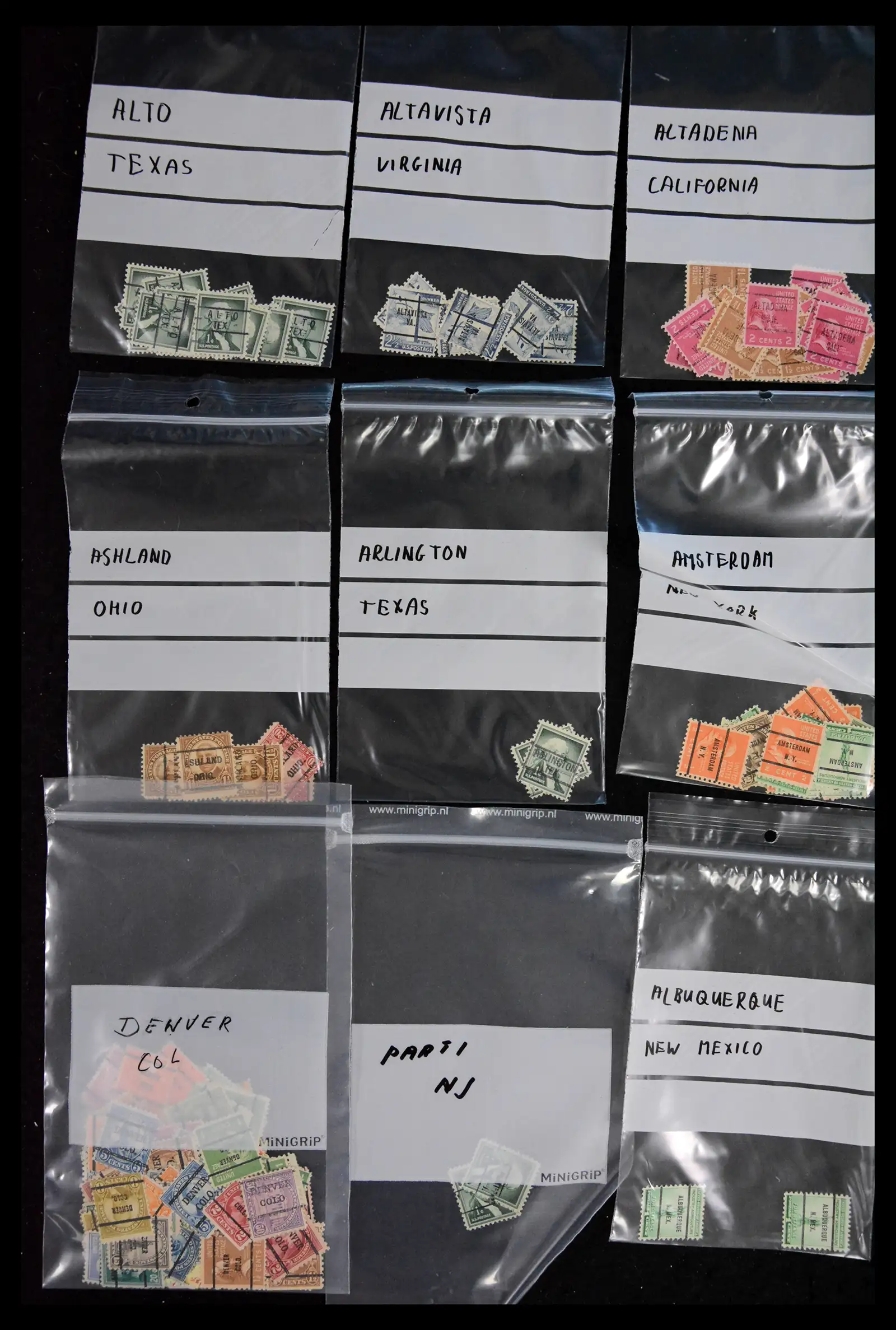 41641 0008 - Postzegelverzameling 41641 USA pre-cancels.