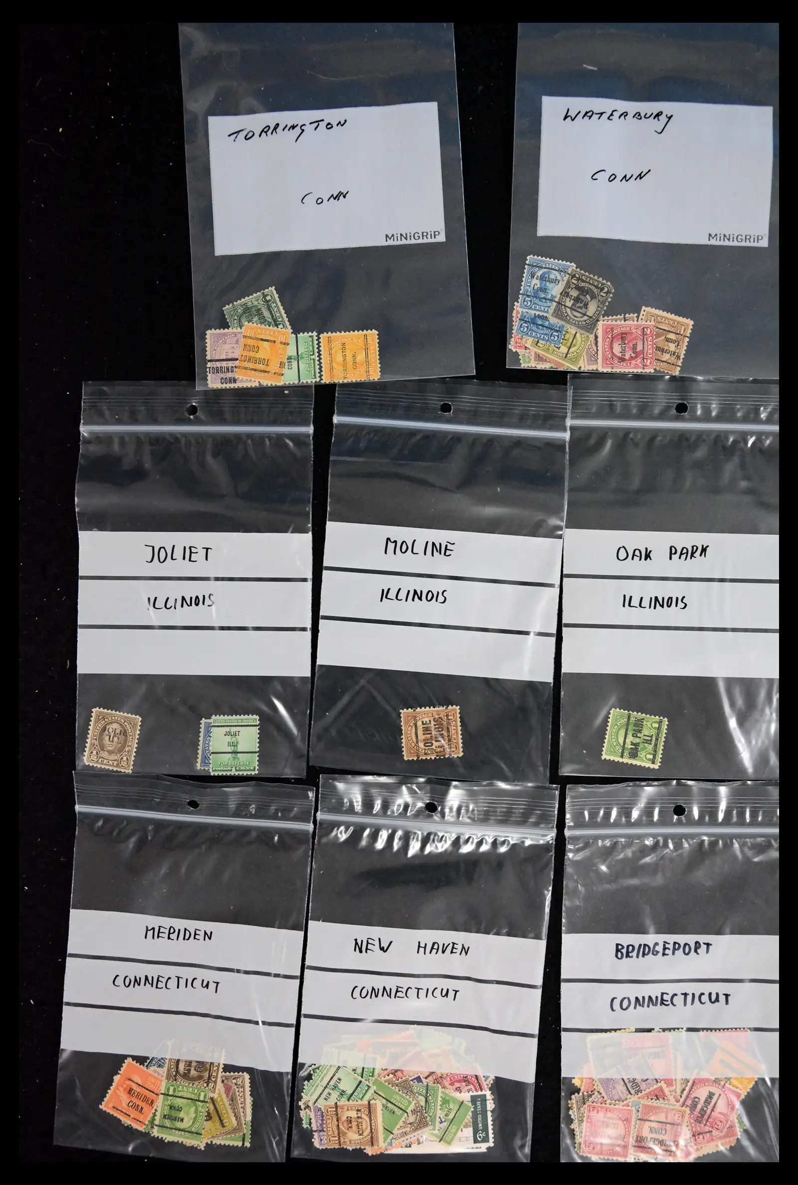 41641 0010 - Postzegelverzameling 41641 USA pre-cancels.