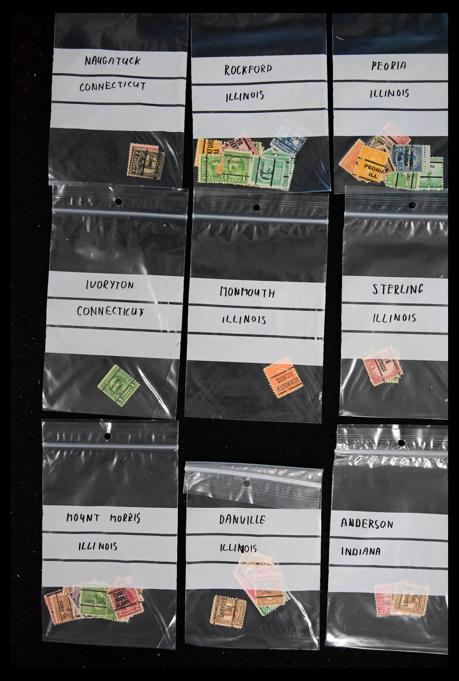 41641 0011 - Postzegelverzameling 41641 USA pre-cancels.