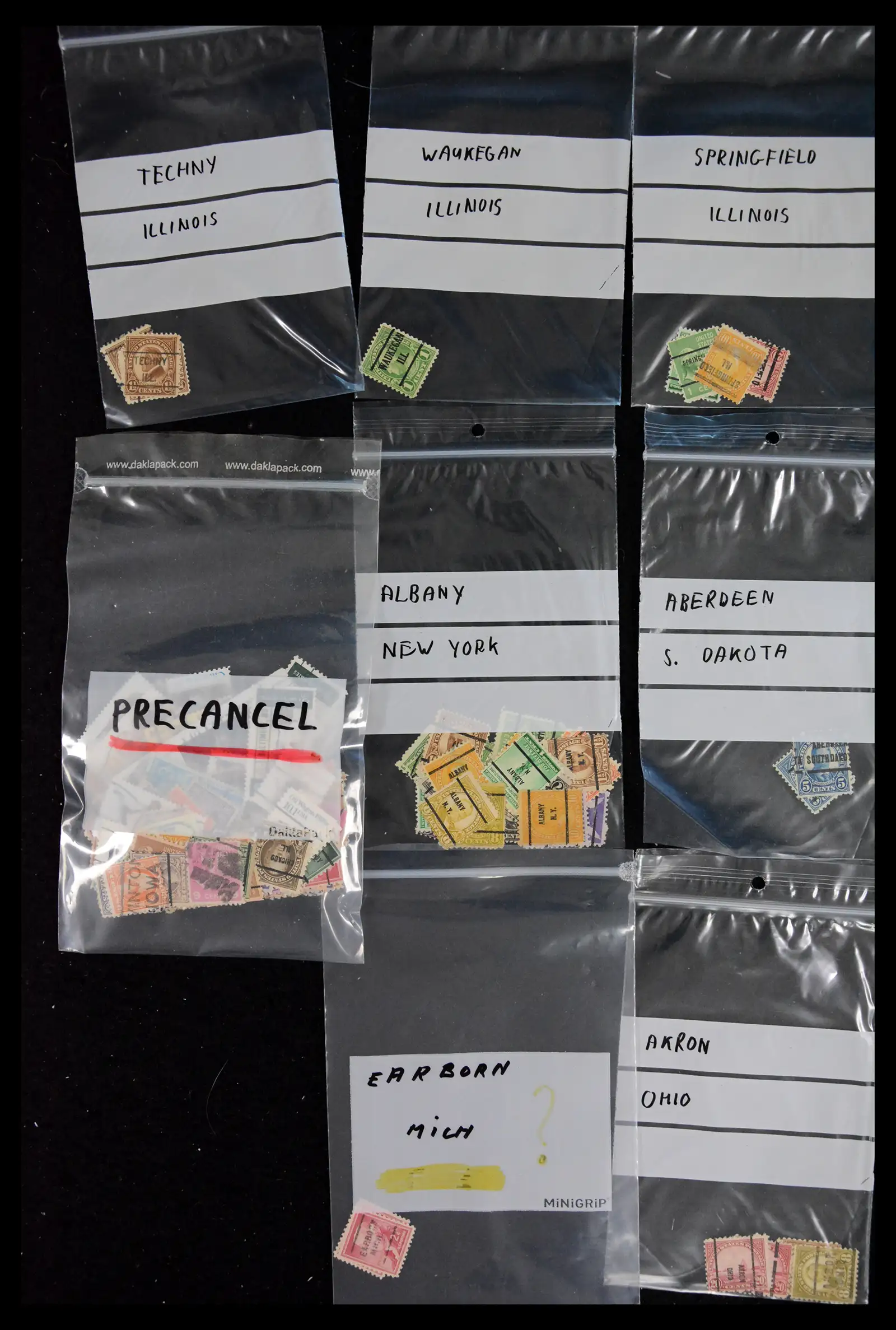 41641 0012 - Postzegelverzameling 41641 USA pre-cancels.