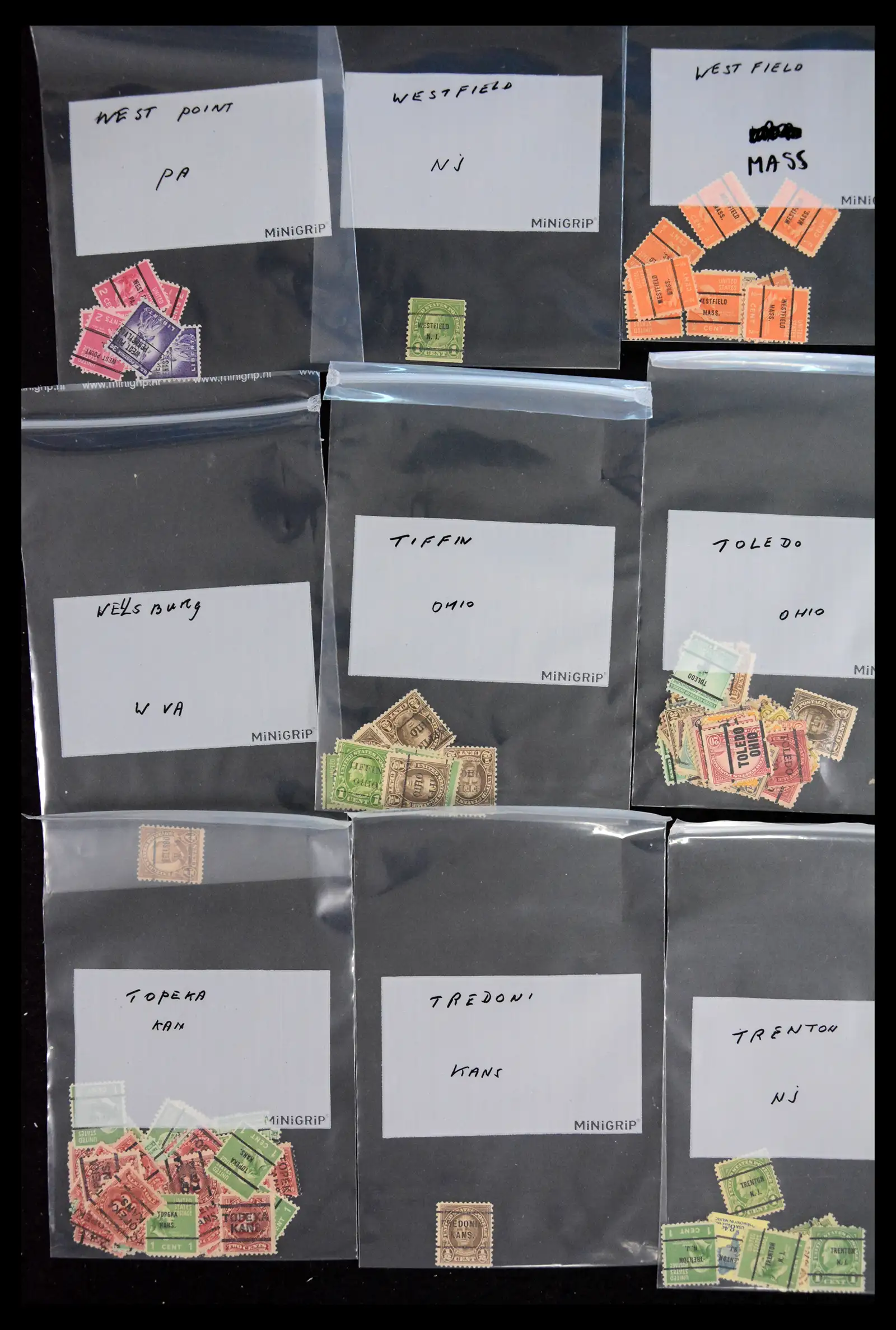 41641 0014 - Postzegelverzameling 41641 USA pre-cancels.