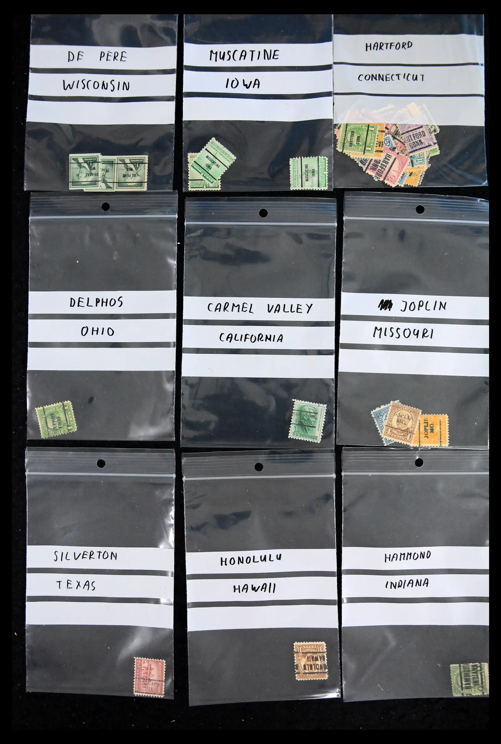 41641 0100 - Postzegelverzameling 41641 USA pre-cancels.