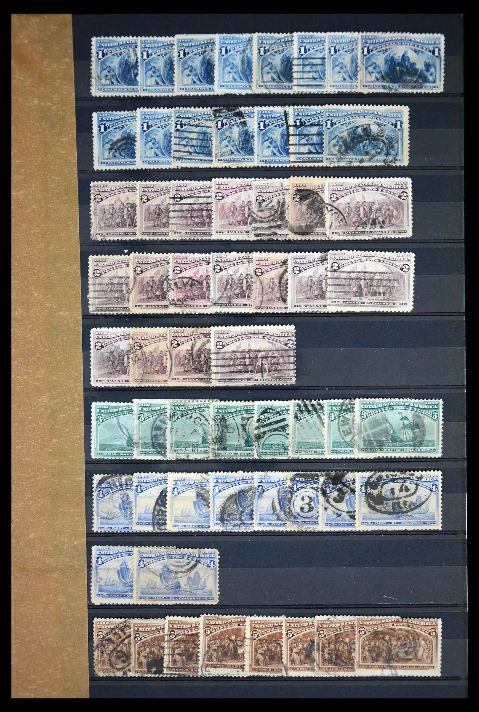 41642 0001 - Stamp collection 41642 USA 1893-1935.