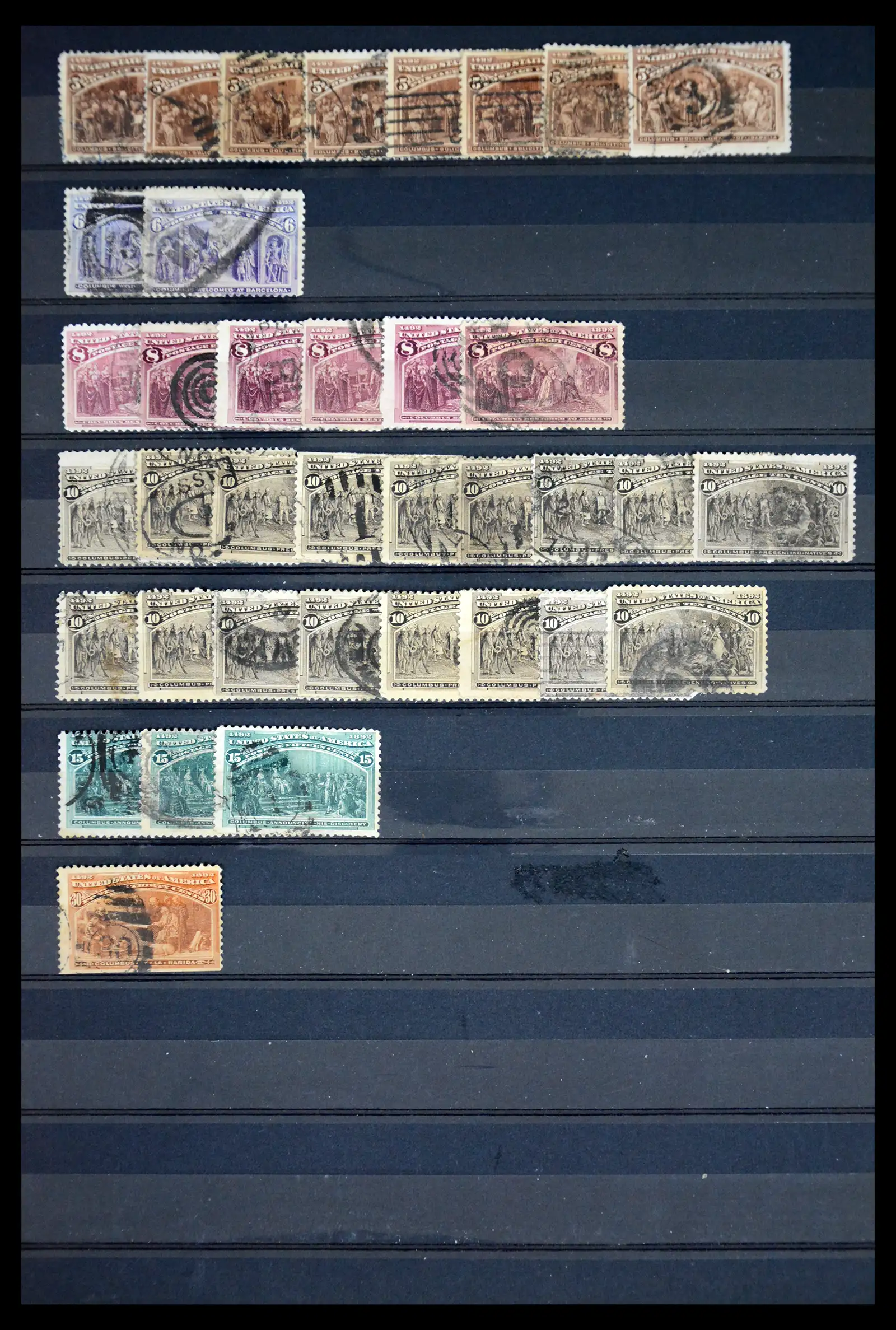 41642 0002 - Stamp collection 41642 USA 1893-1935.