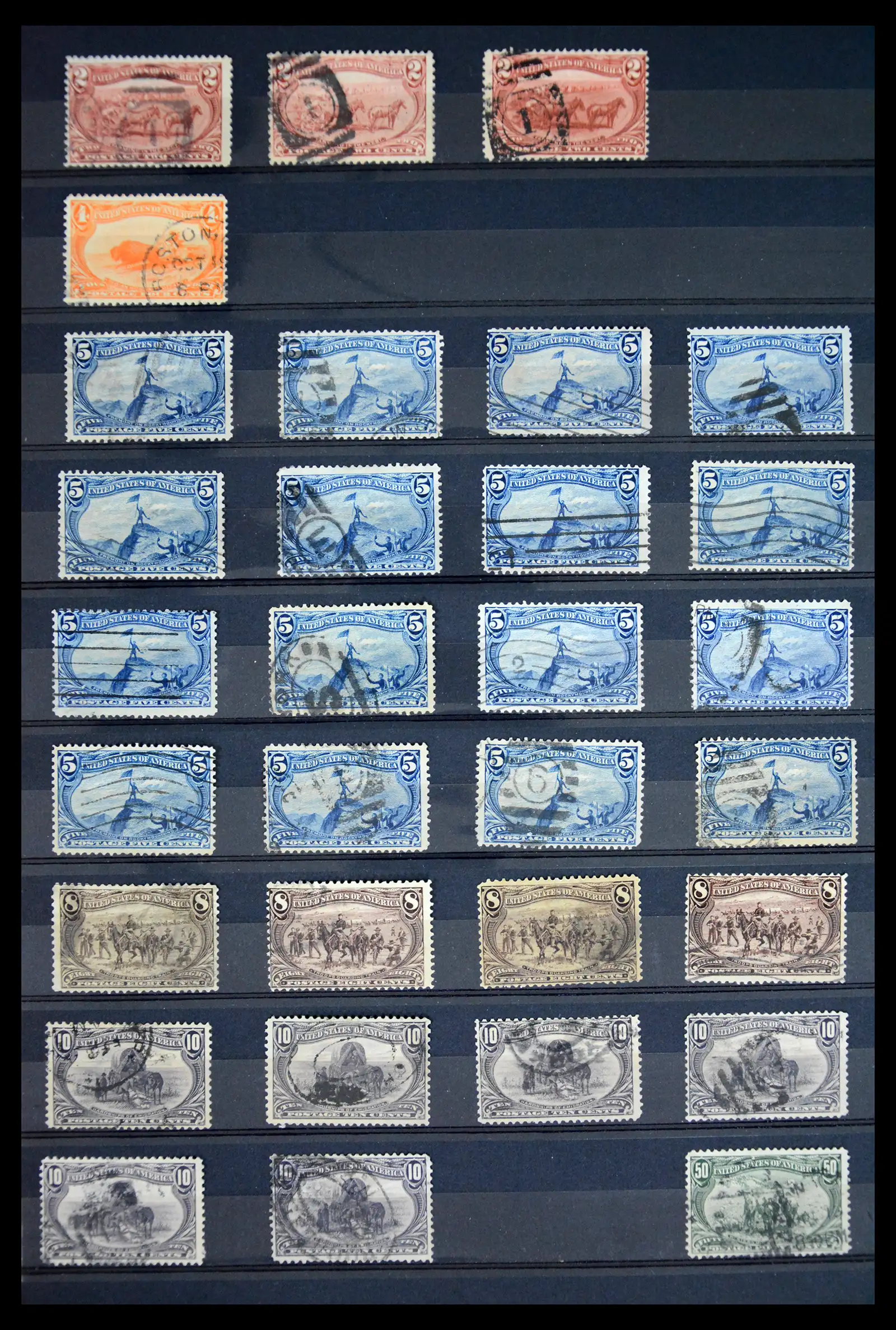 41642 0008 - Stamp collection 41642 USA 1893-1935.