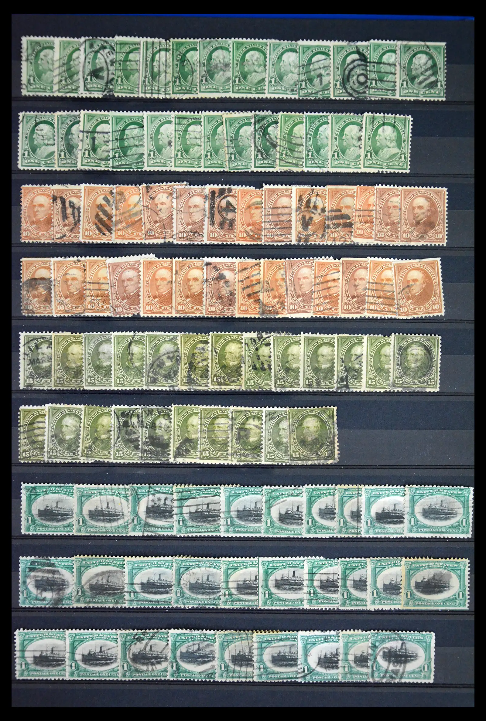 41642 0009 - Stamp collection 41642 USA 1893-1935.